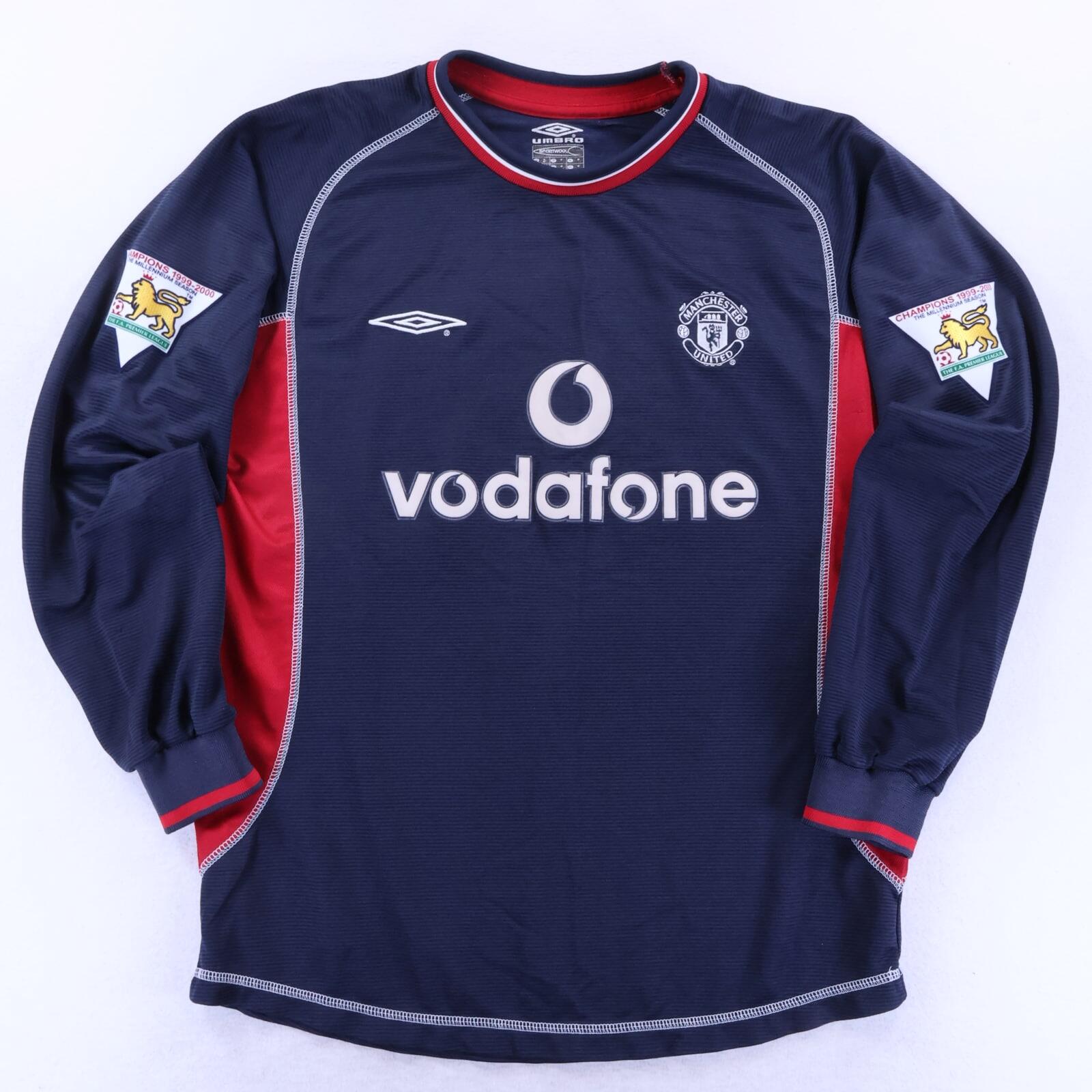 Manchester United Beckham #7 2000/01 Third Shirt - Long Sleeve - M