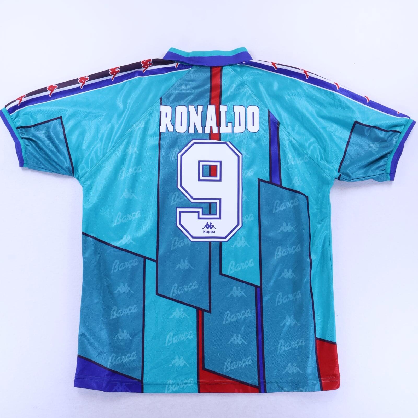 Barcelona Ronaldo #9 1995/97 Away Shirt - XL