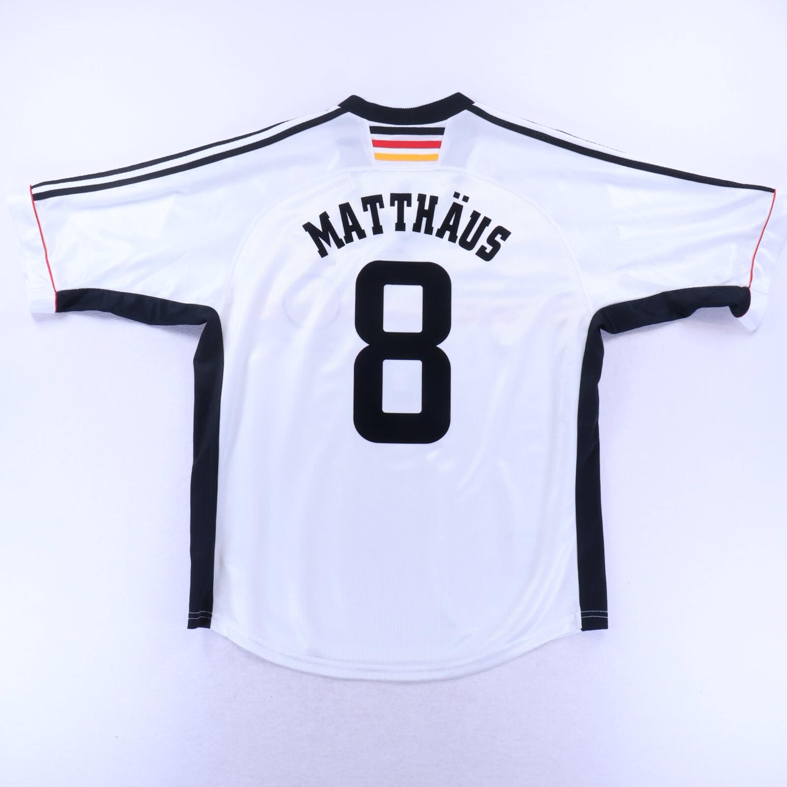 Germany Matthäus #8 1998/00 Home Shirt - L