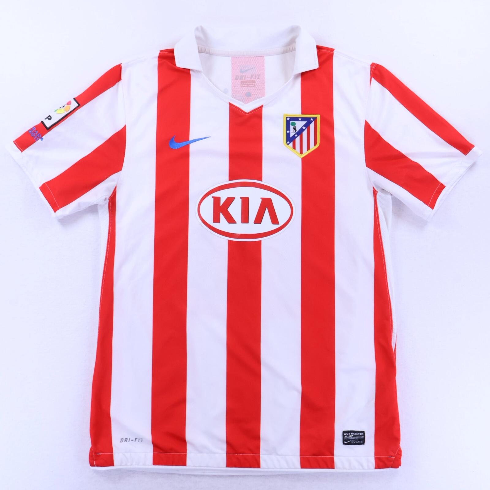 Atlético De Madrid Kun Aügero #10 2010/11 Home Shirt - L