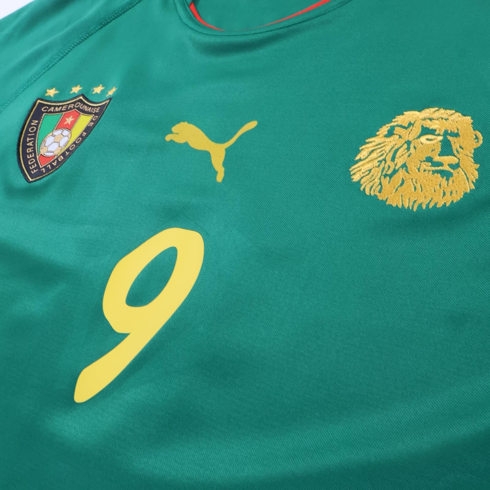 Cameroon Eto'O #9 2004/06 Home Shirt - XL