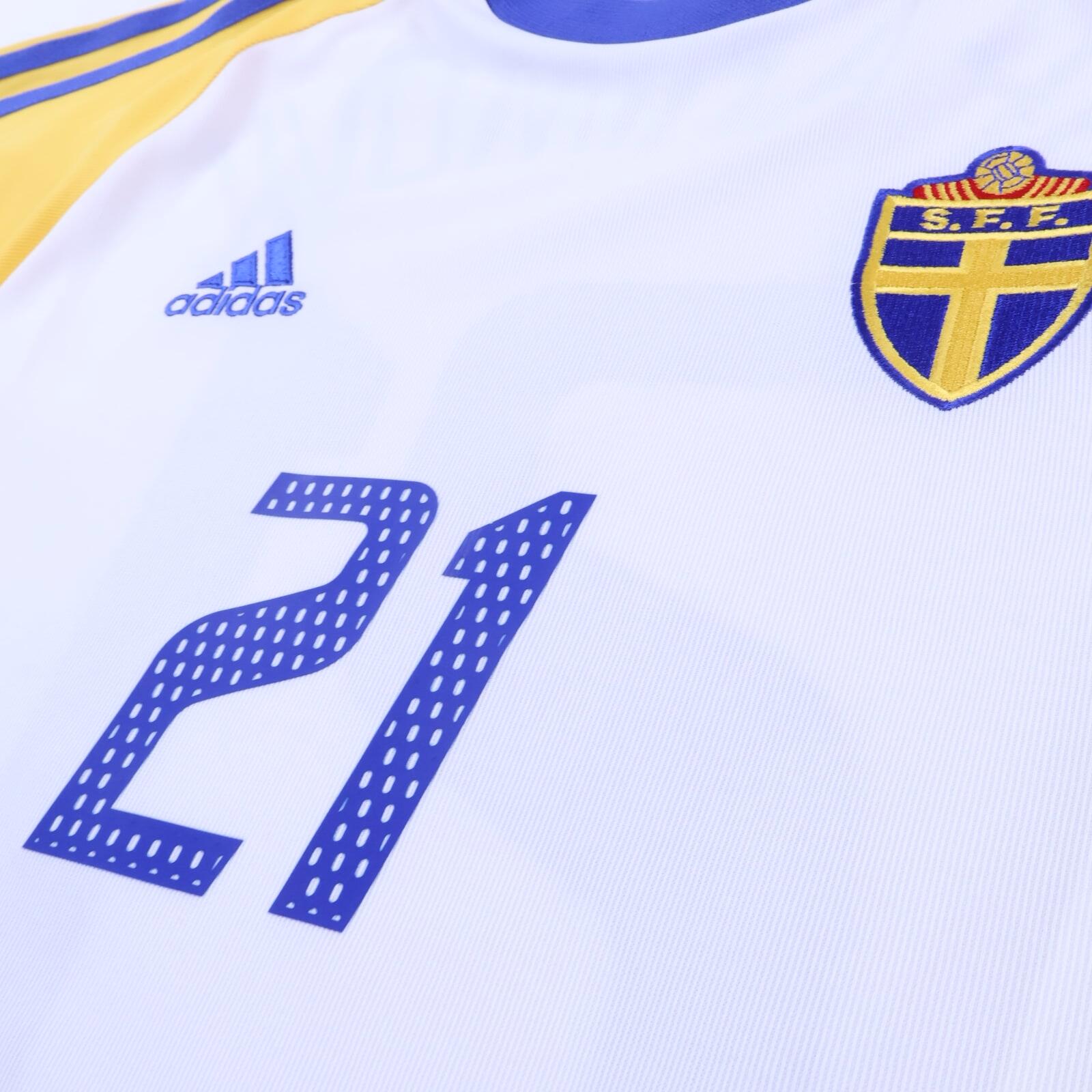 *MINT* Sweden Ibrahimović #21 2002/04 Away Shirt - M