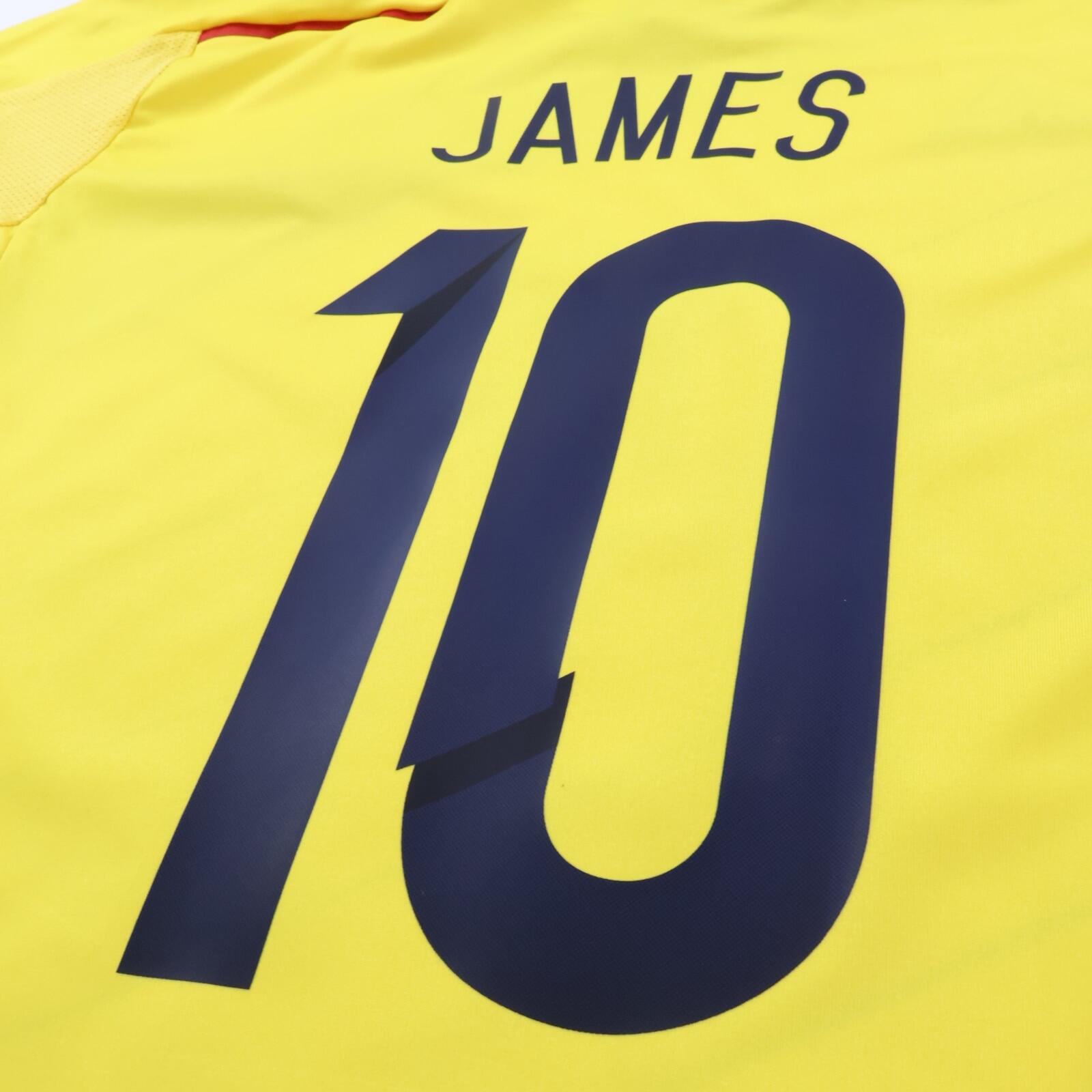 Colombia James #10 2014/15 Home Shirt - Long Sleeve - XL