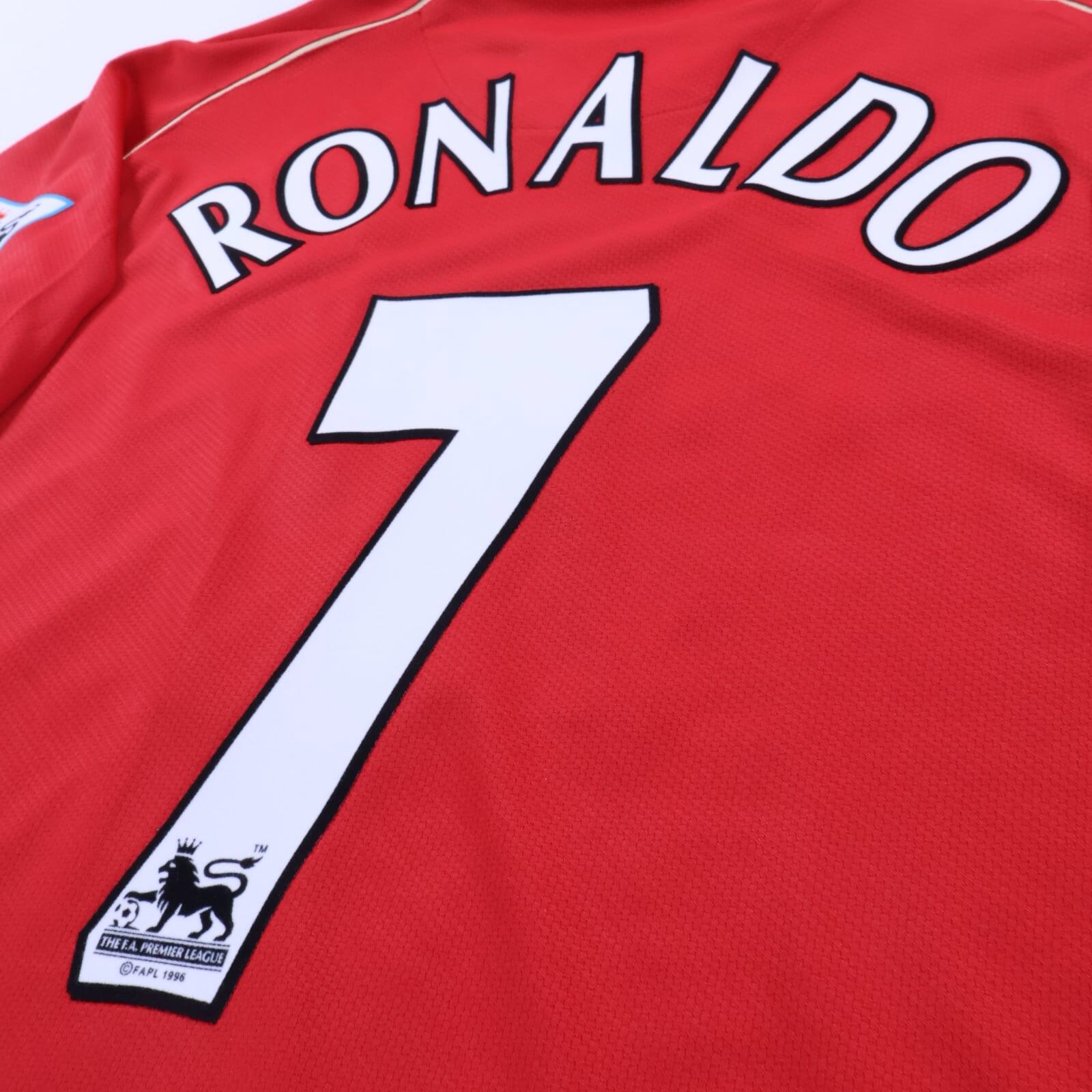 *MINT* Manchester United Ronaldo #7 2006/07 Home Shirt - L