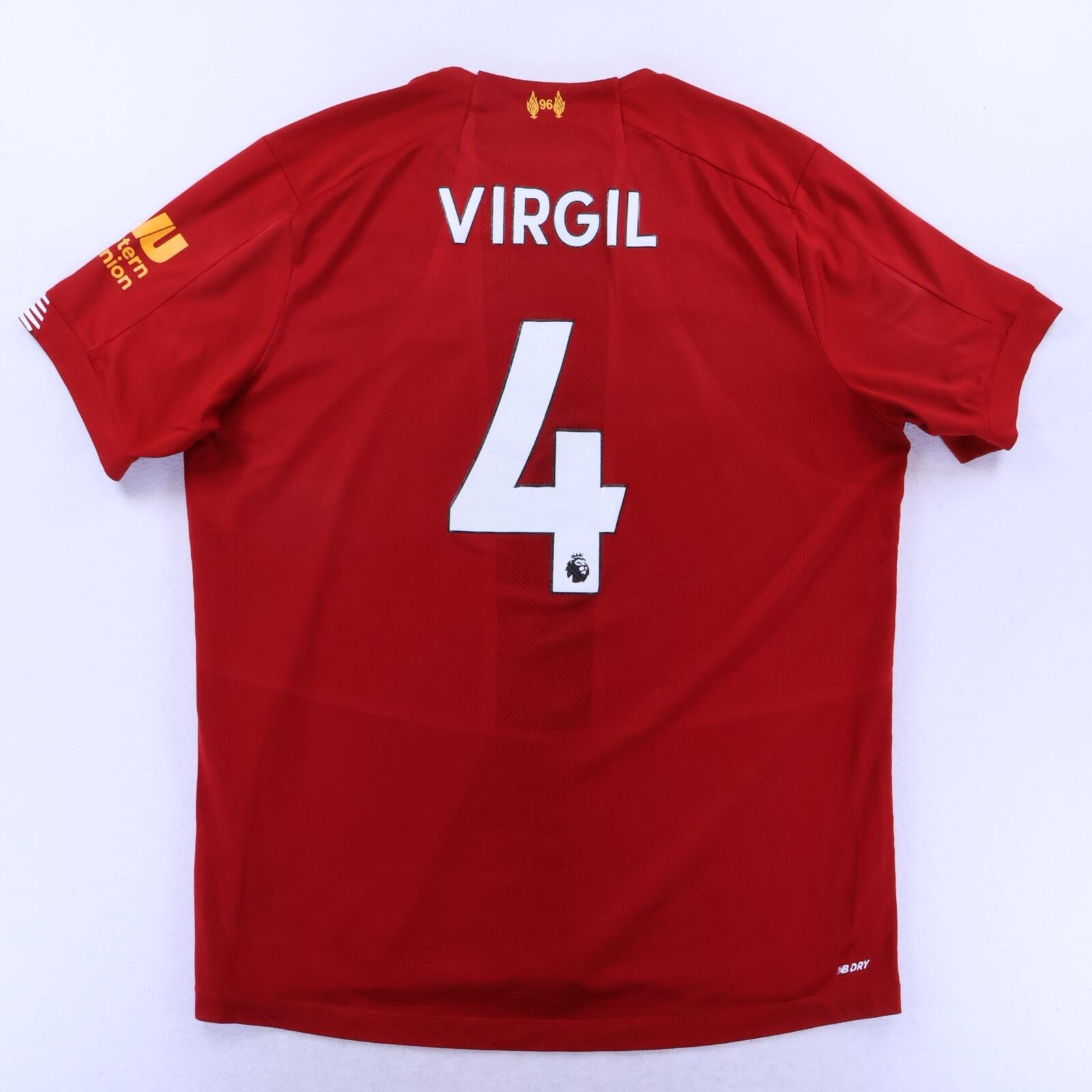 Liverpool F.C Virgil #4 2019/20 Home Shirt - XL