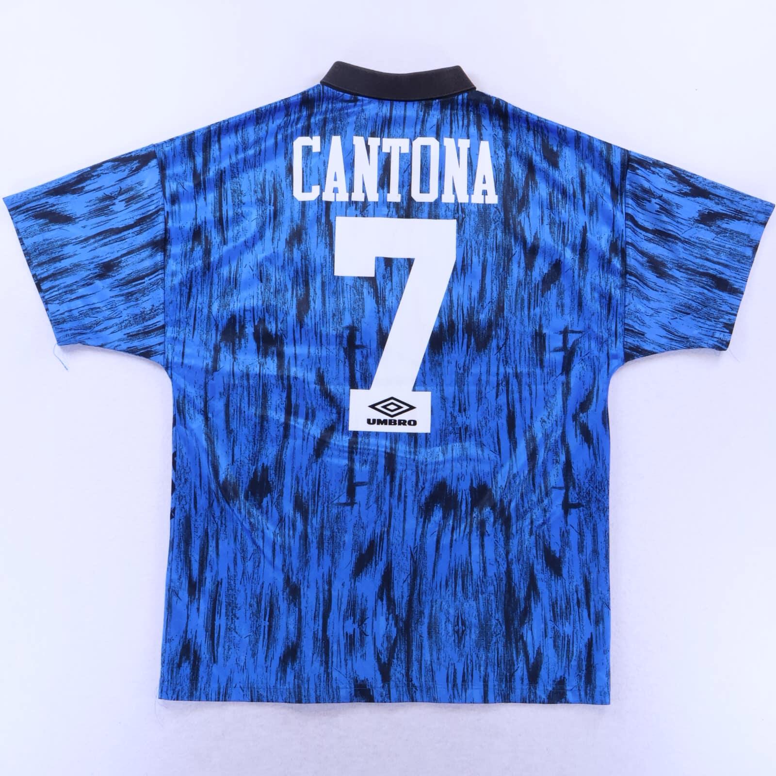 Manchester United Cantona #7 1992/93 Away Shirt - M