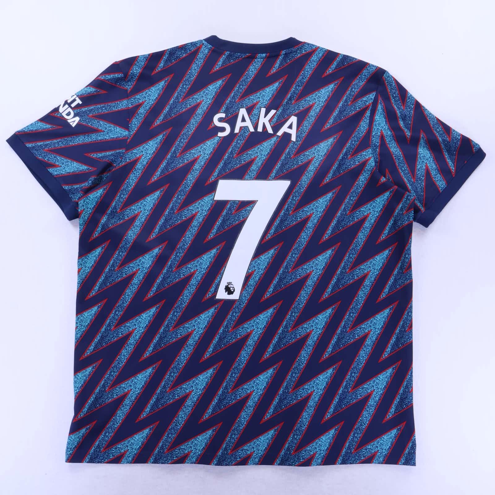 Arsenal Saka #7 2021/22 Third Shirt - XL