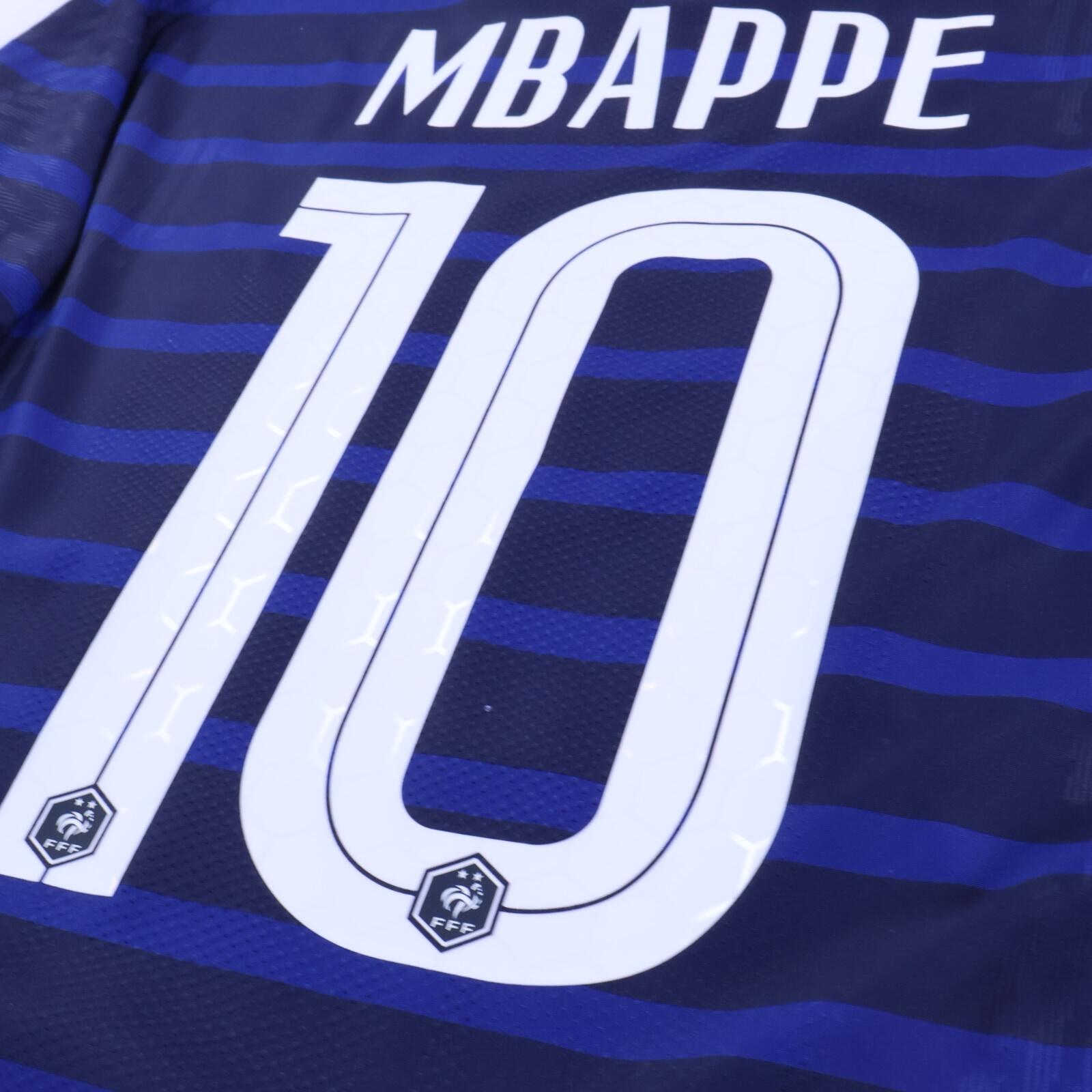 France Mbappé #10 2020/21 Home Shirt - Player Issue - L