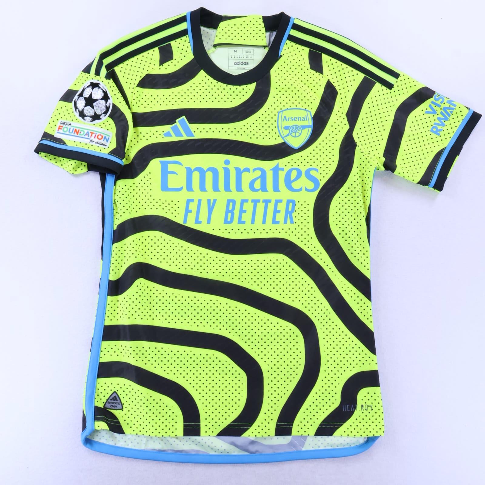 Arsenal Saka #7 2023/24 Away Shirt - Player Issue - M