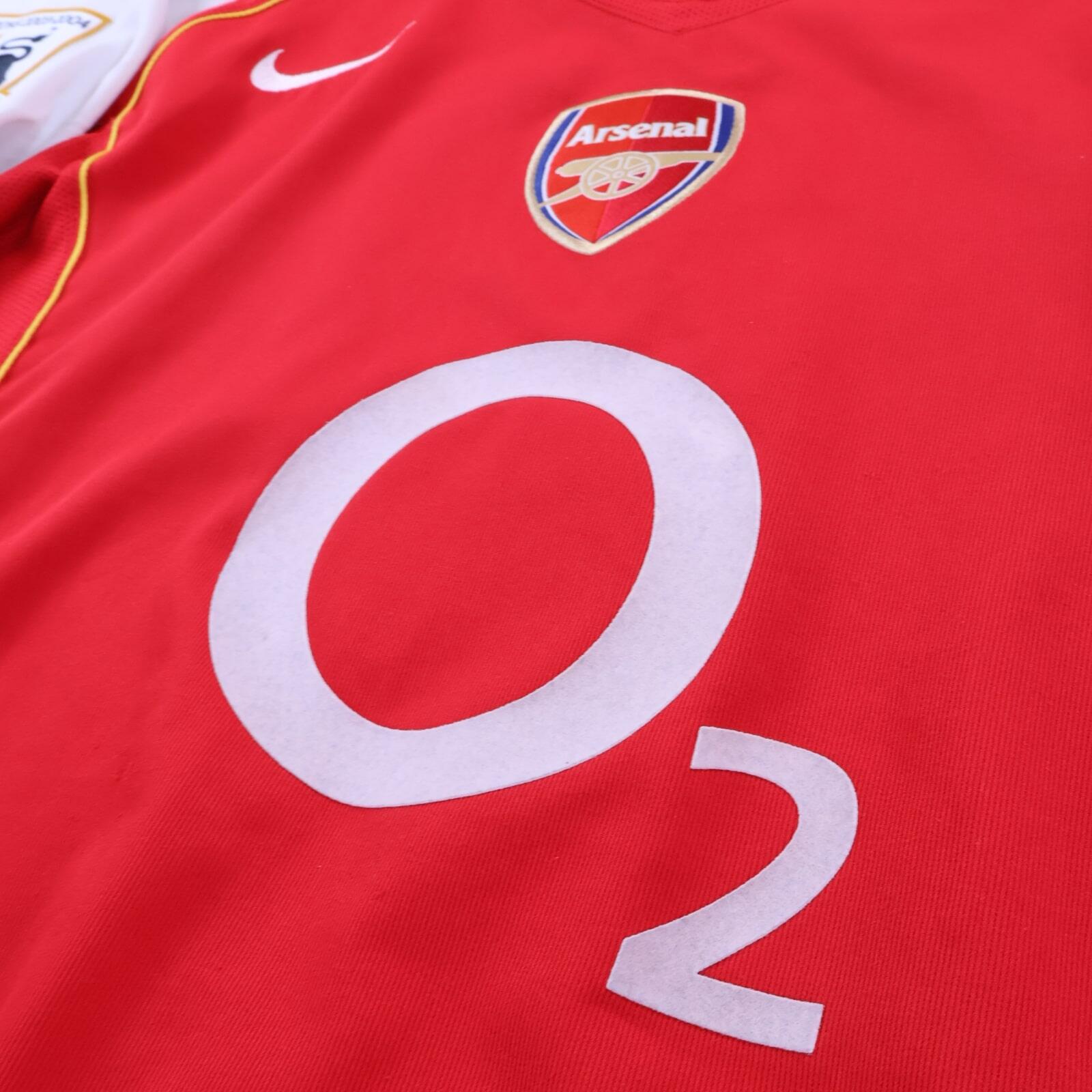 Arsenal Henry #14 2004/05 Home Shirt - Long Sleeve - M