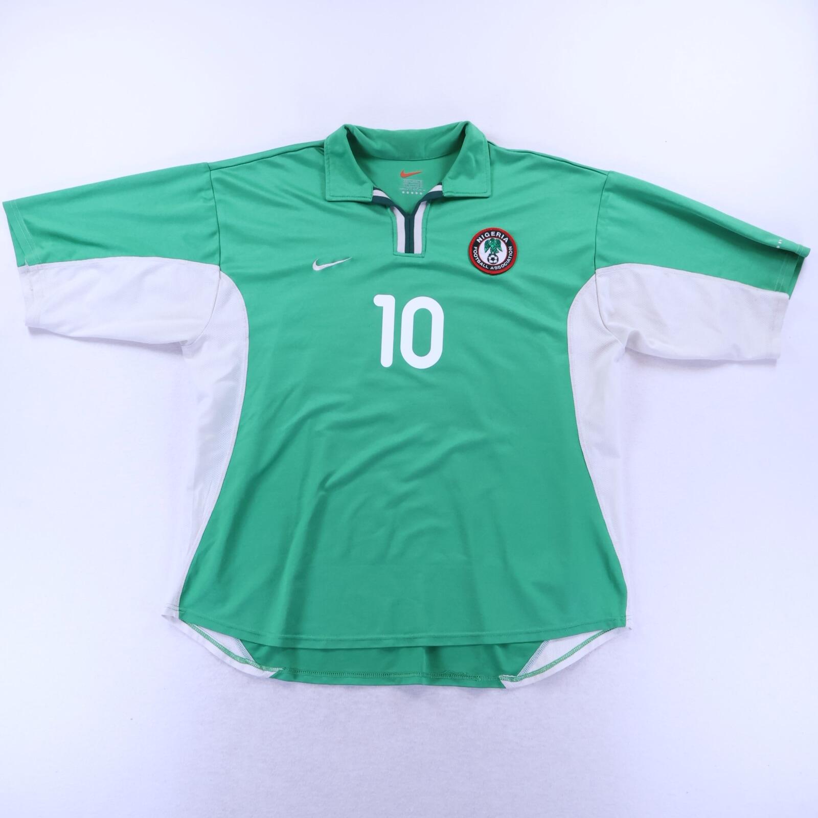 Nigeria Okocha #10 2000/01 Home Shirt - XL