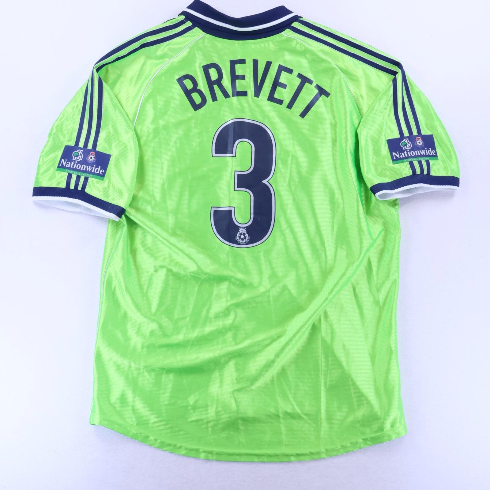 Fulham F.C Brevett #3 1999/00 Away Shirt - XL