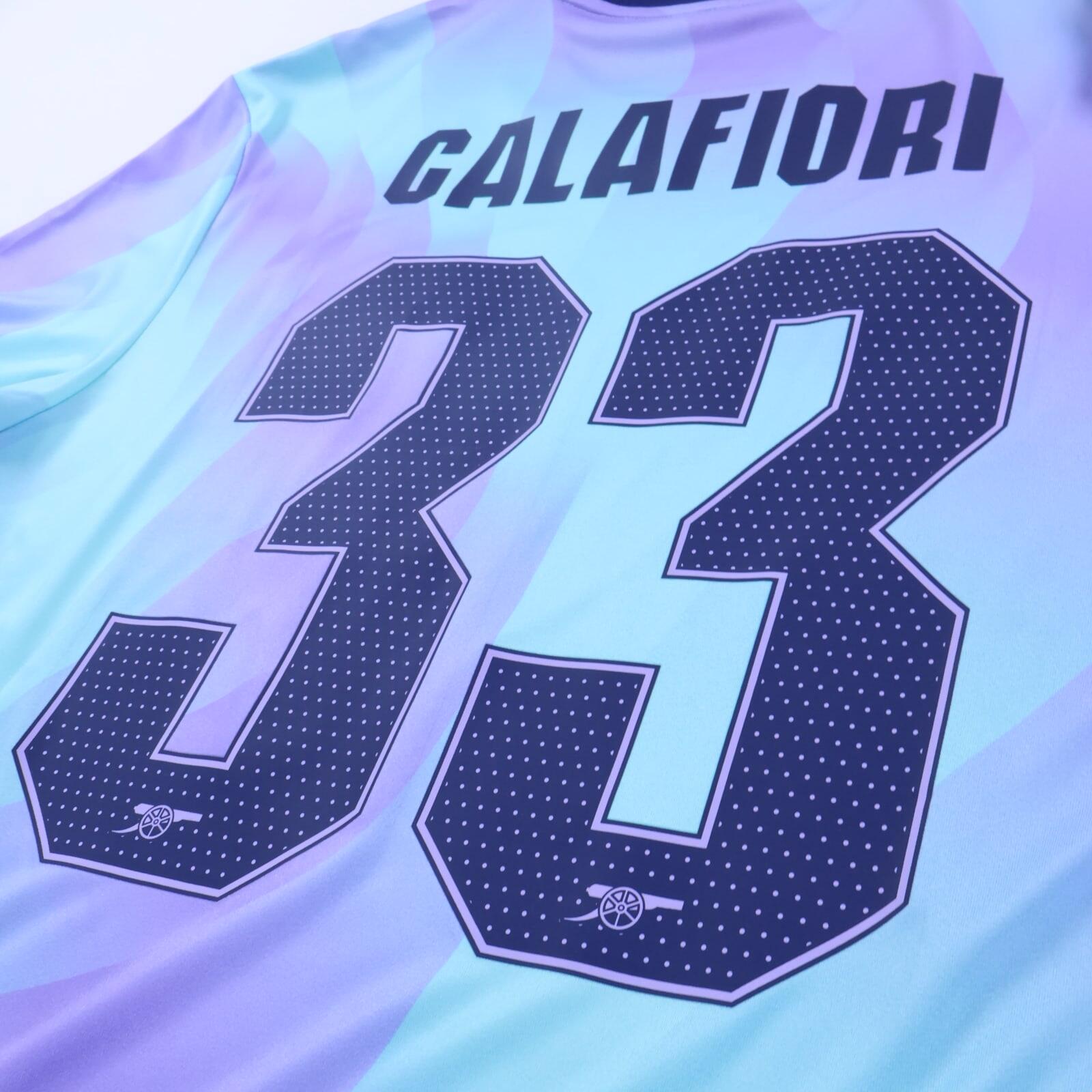*NWT* Arsenal Calafiori #33 2024/25 Third Shirt - Long Sleeve - M