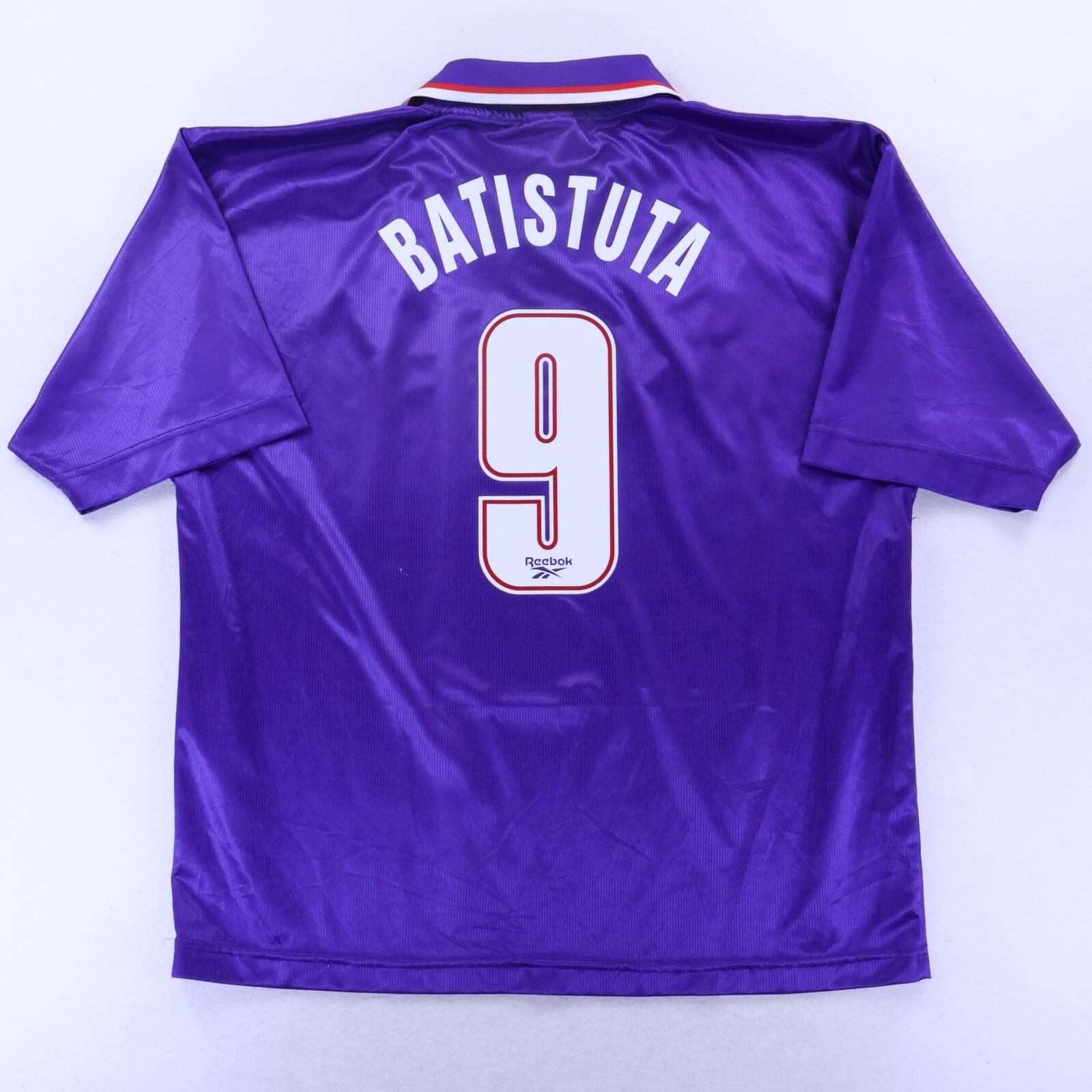 Fiorentina Batistuta #9 1996/97 Home Shirt - XL
