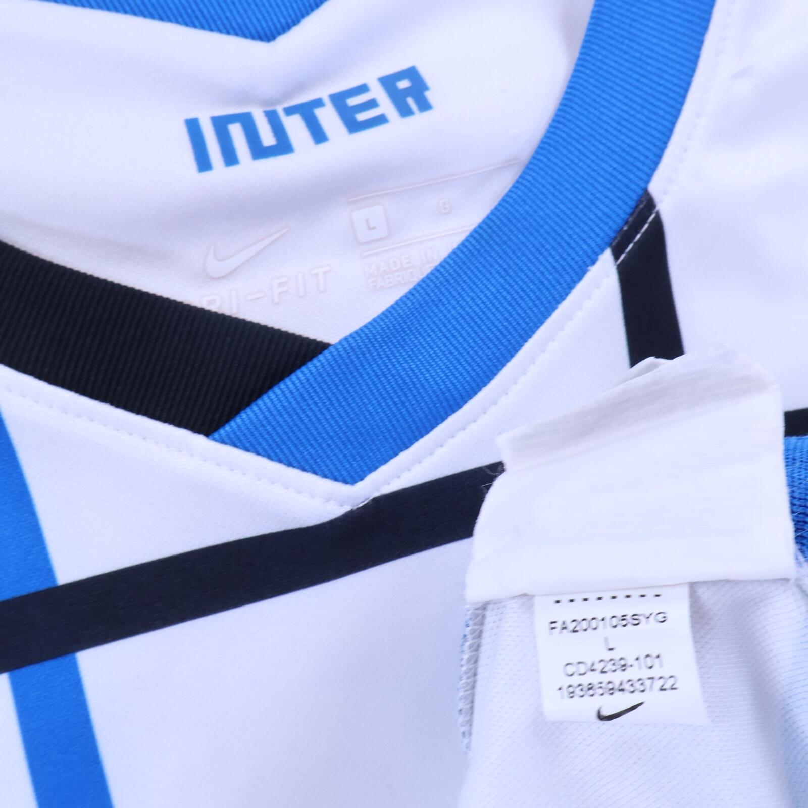 Inter Milan Lukaku #9 2020/21 Away Shirt - L