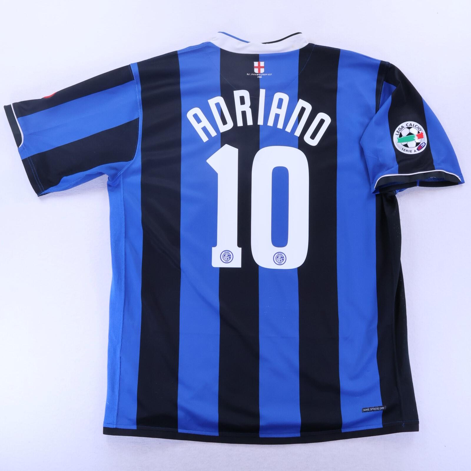 Inter Milan Adriano #10 2006/07 Home Shirt - XL