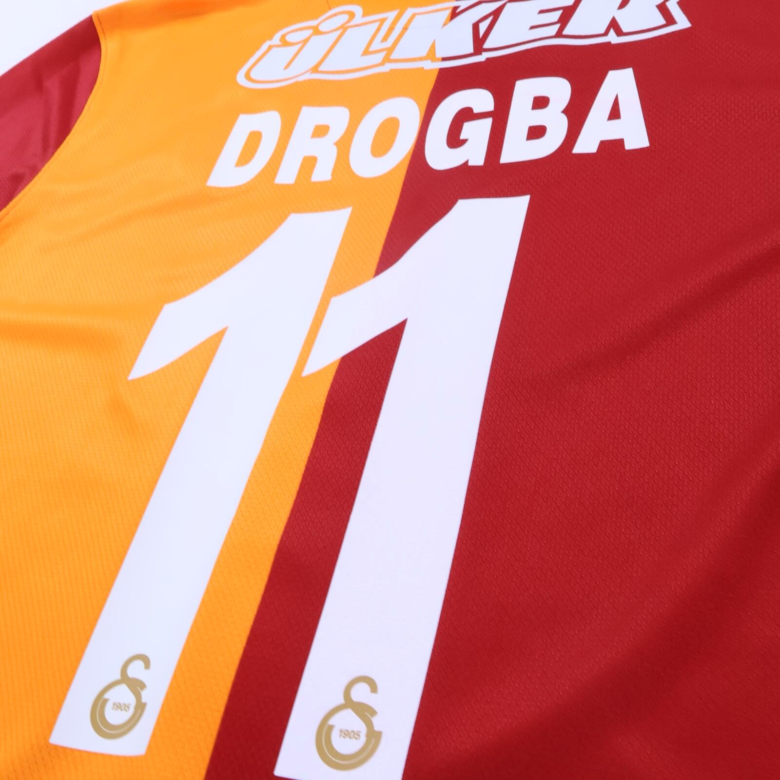 Galatasaray S.K Drogba #11 2013/14 Home Shirt - L