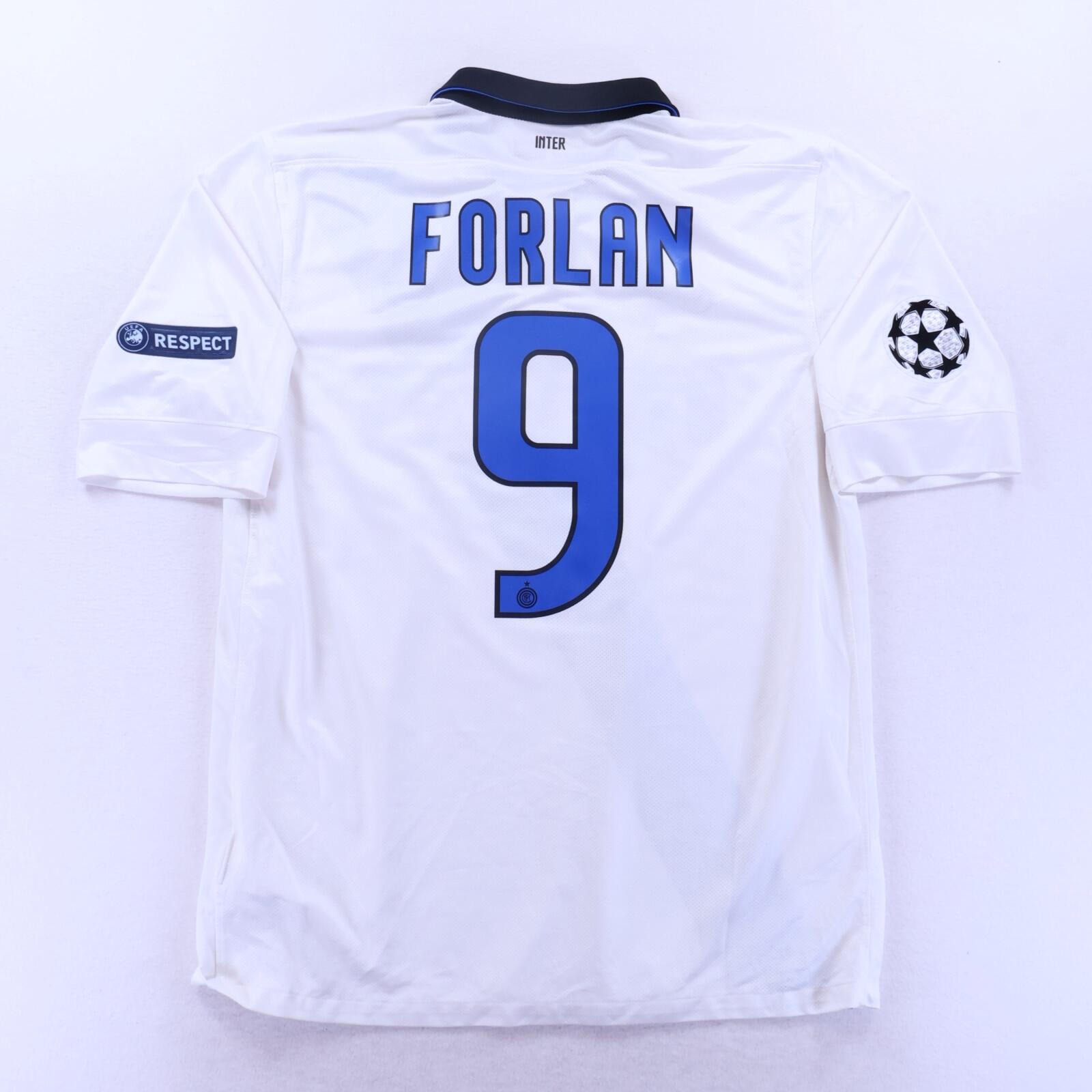 Inter Milan Forlan #9 2011/12 Away Shirt - L
