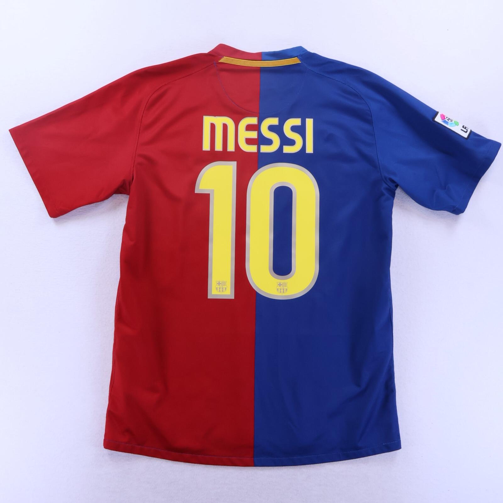 Barcelona Messi #10 2008/09 Home Shirt - M