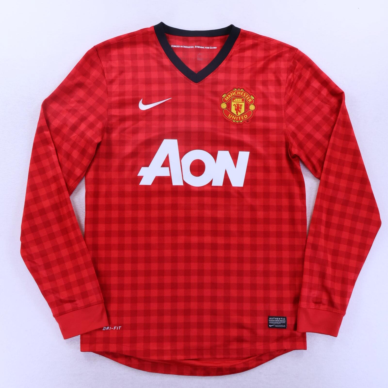Manchester United Rooney #10 2012/13 Home Shirt - Long Sleeve - S