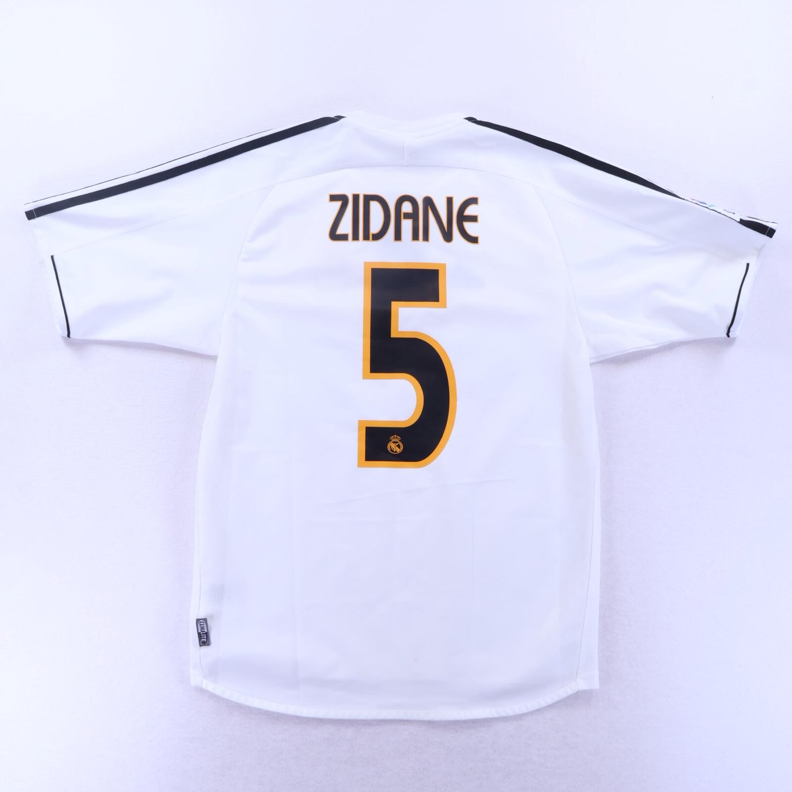 *MINT* Real Madrid Zidane #5 2002/03 Home Shirt - S