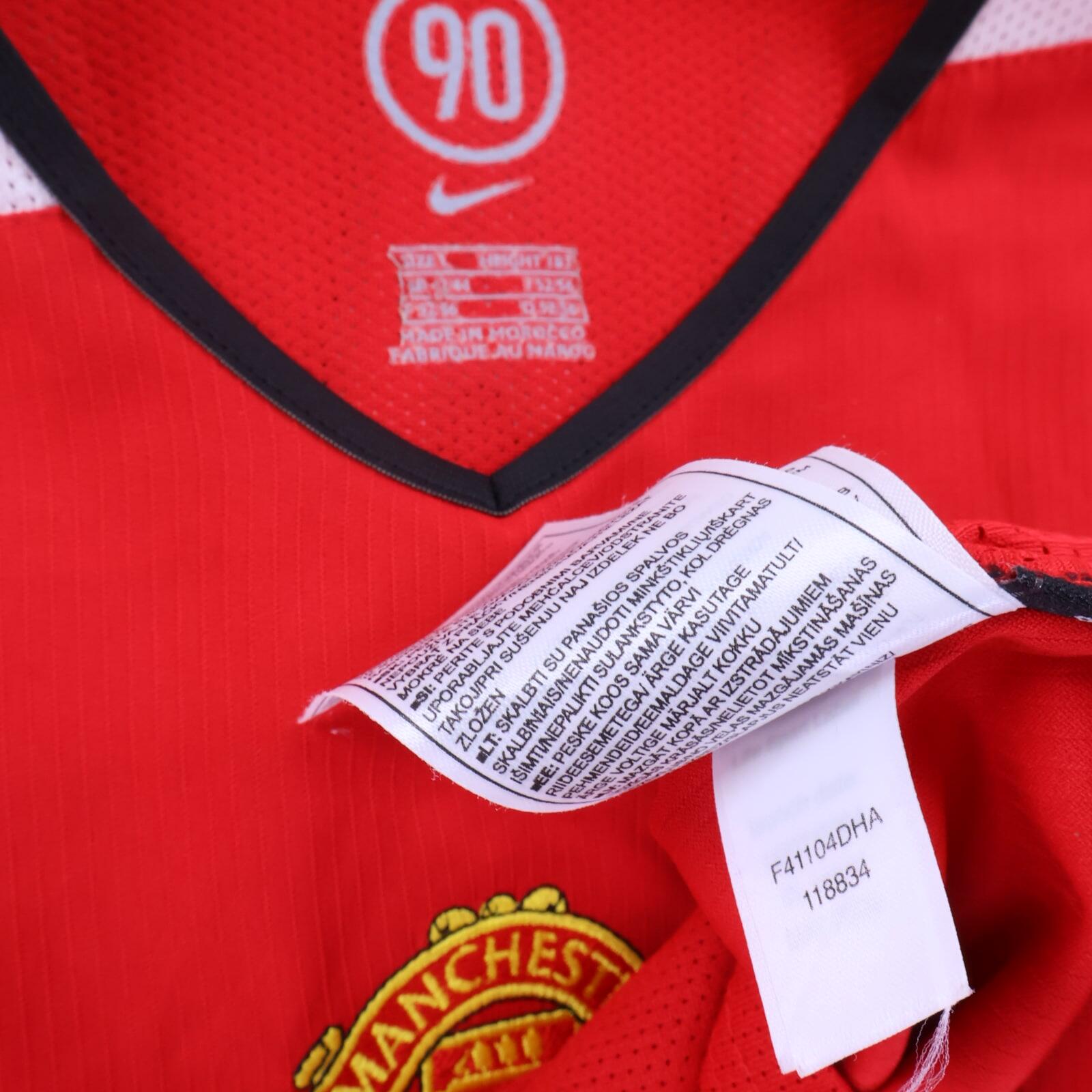 Manchester United Ronaldo #7 2004/06 Home Shirt - L