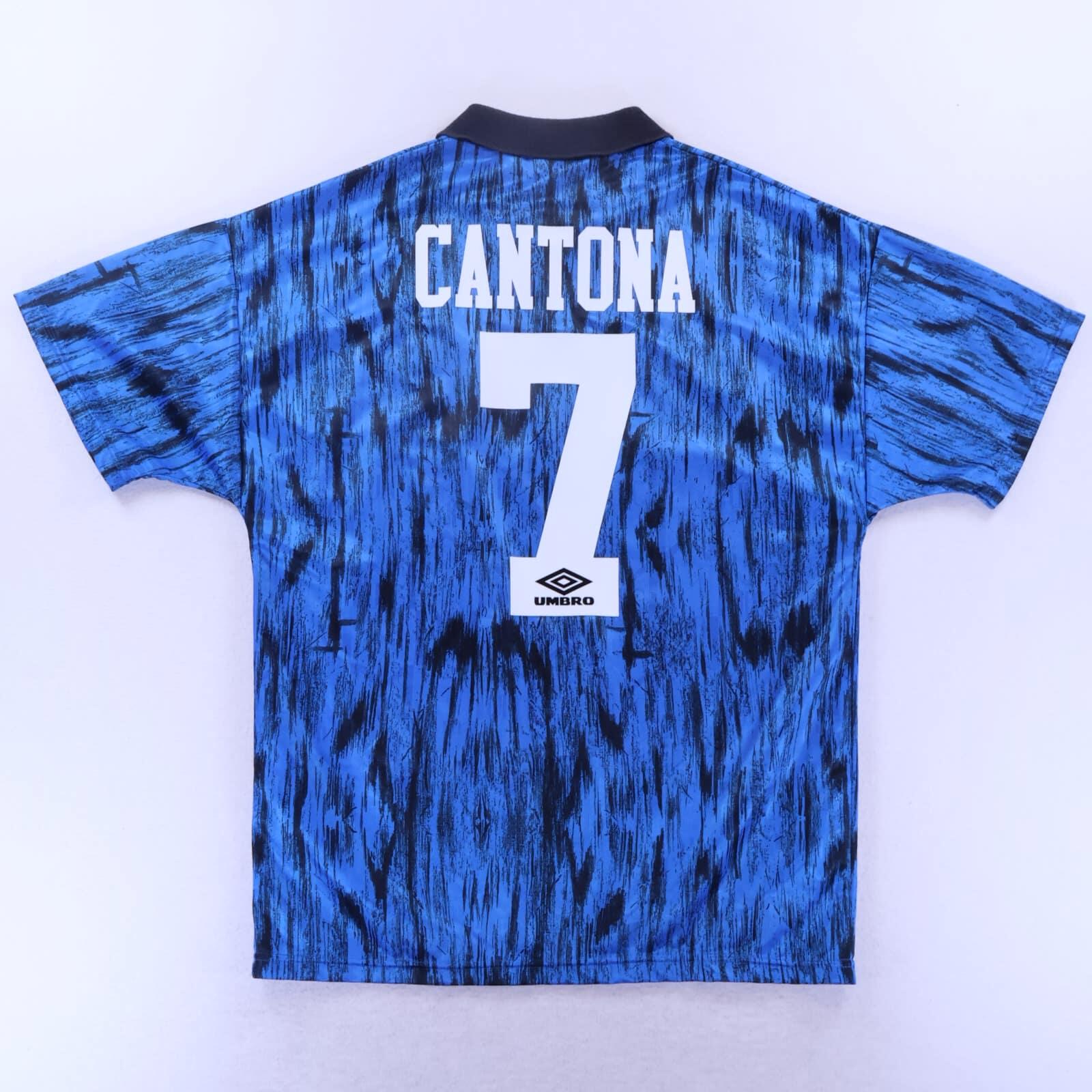 Manchester United Cantona #7 1992/93 Away Shirt - M