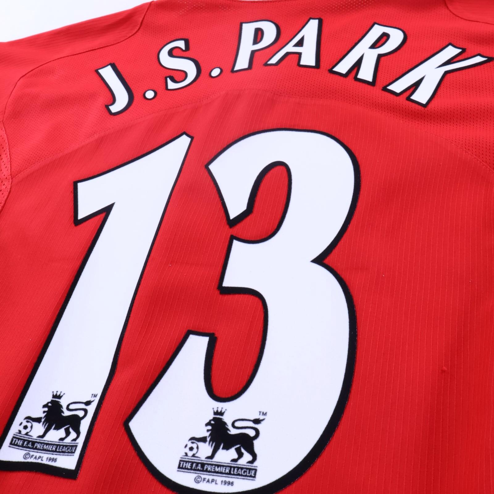 Manchester United J.S.Park #13 2004/06 Home Shirt - M