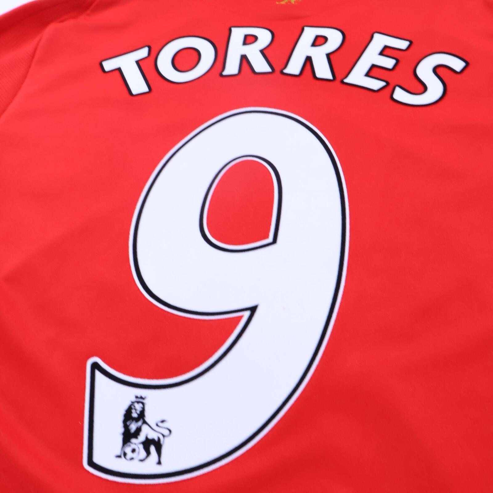 Liverpool F.C Torres #9 2008/10 Home Shirt - S