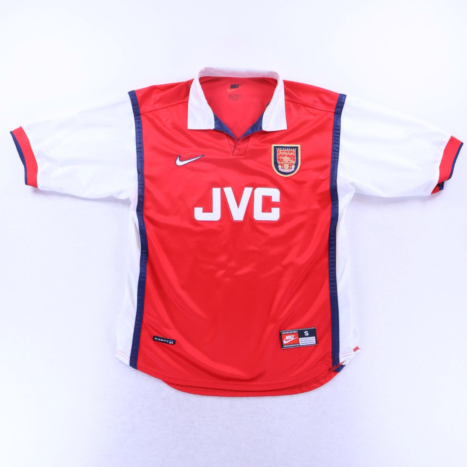 Arsenal Bergkamp #10 1998/99 Home Full Kit - S