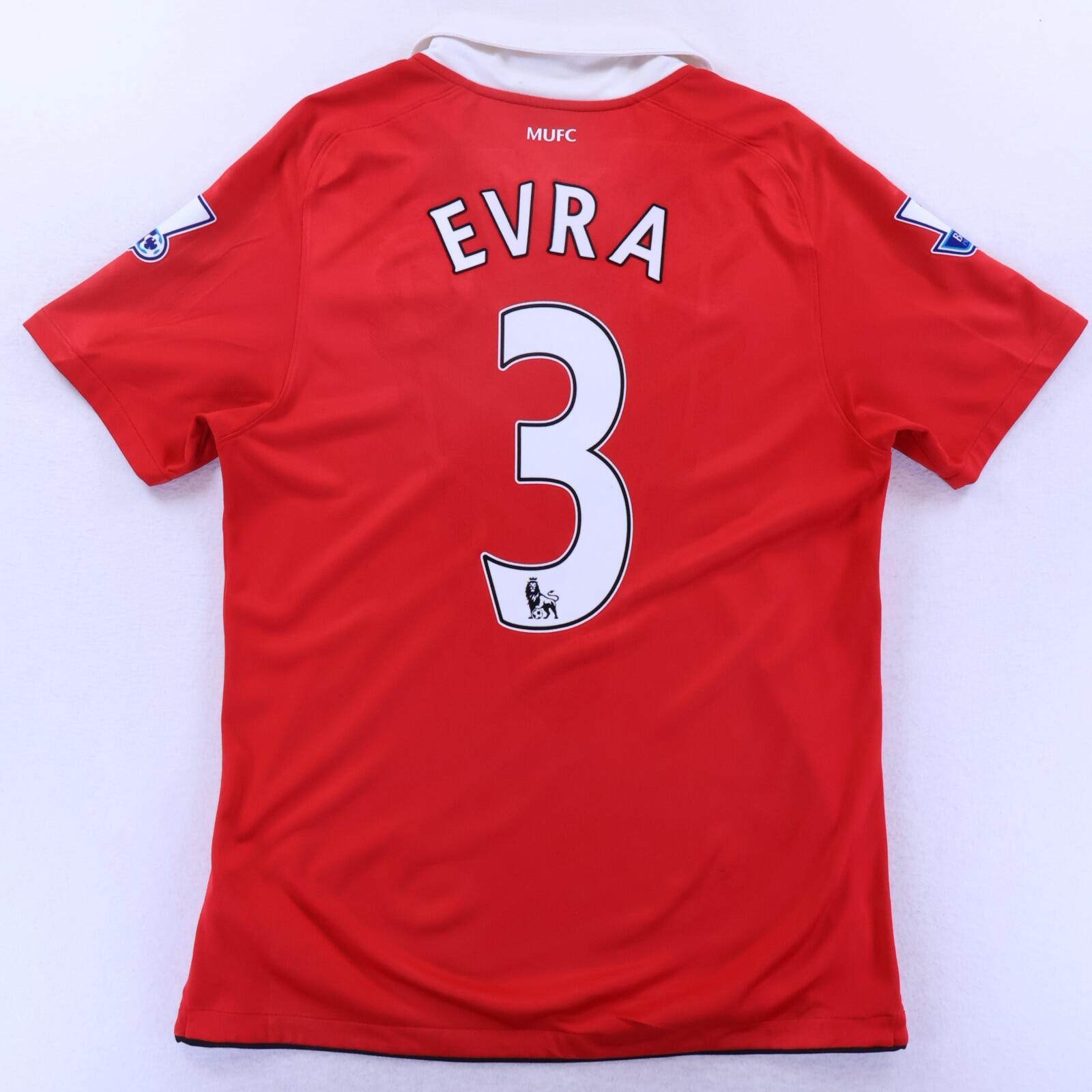 Manchester United Evra #3 2010/11 Home Shirt - S