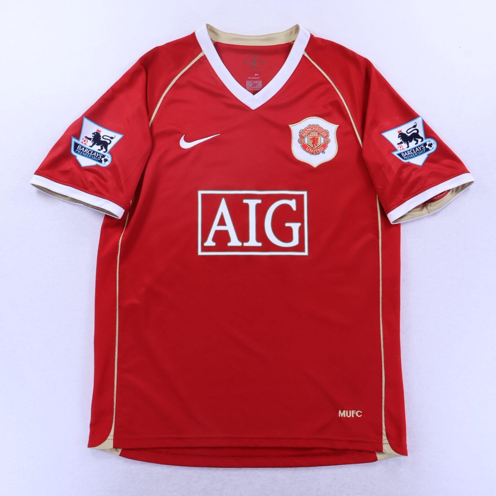 *MINT* Manchester United Vidic #15 2006/07 Home Shirt - XL