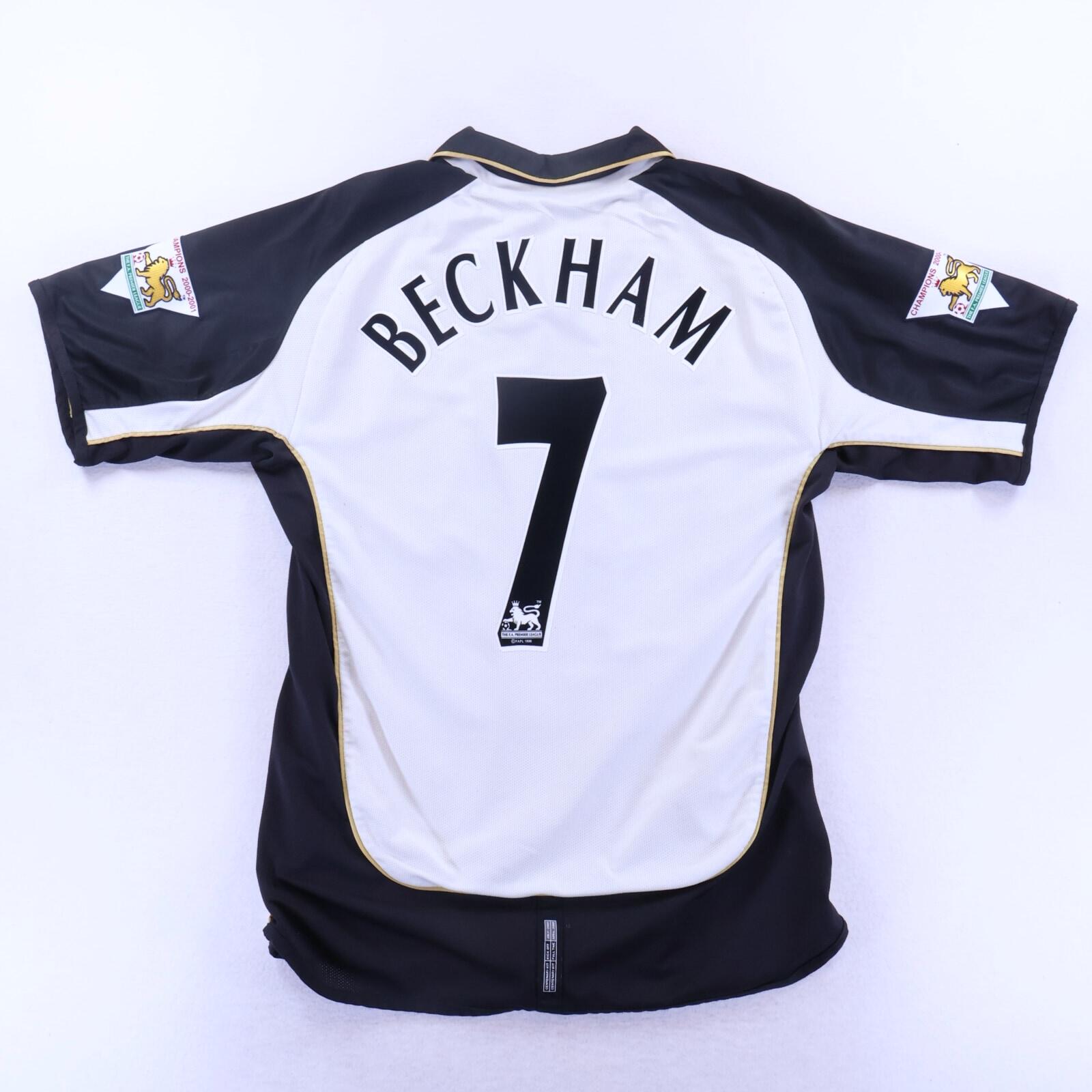 Manchester United Beckham #7 2001/02 Centenary Away Shirt - L