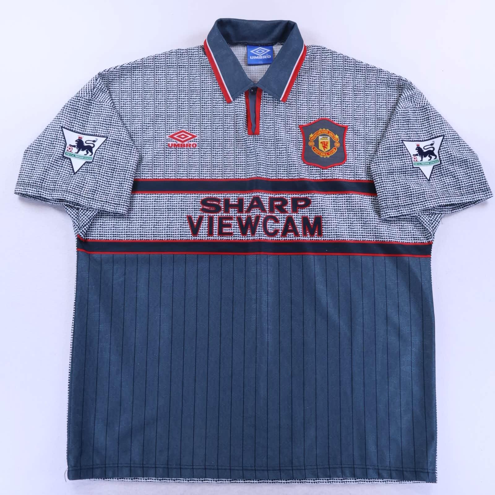 Manchester United Cantona #7 1995/96 Away Shirt - 2XL