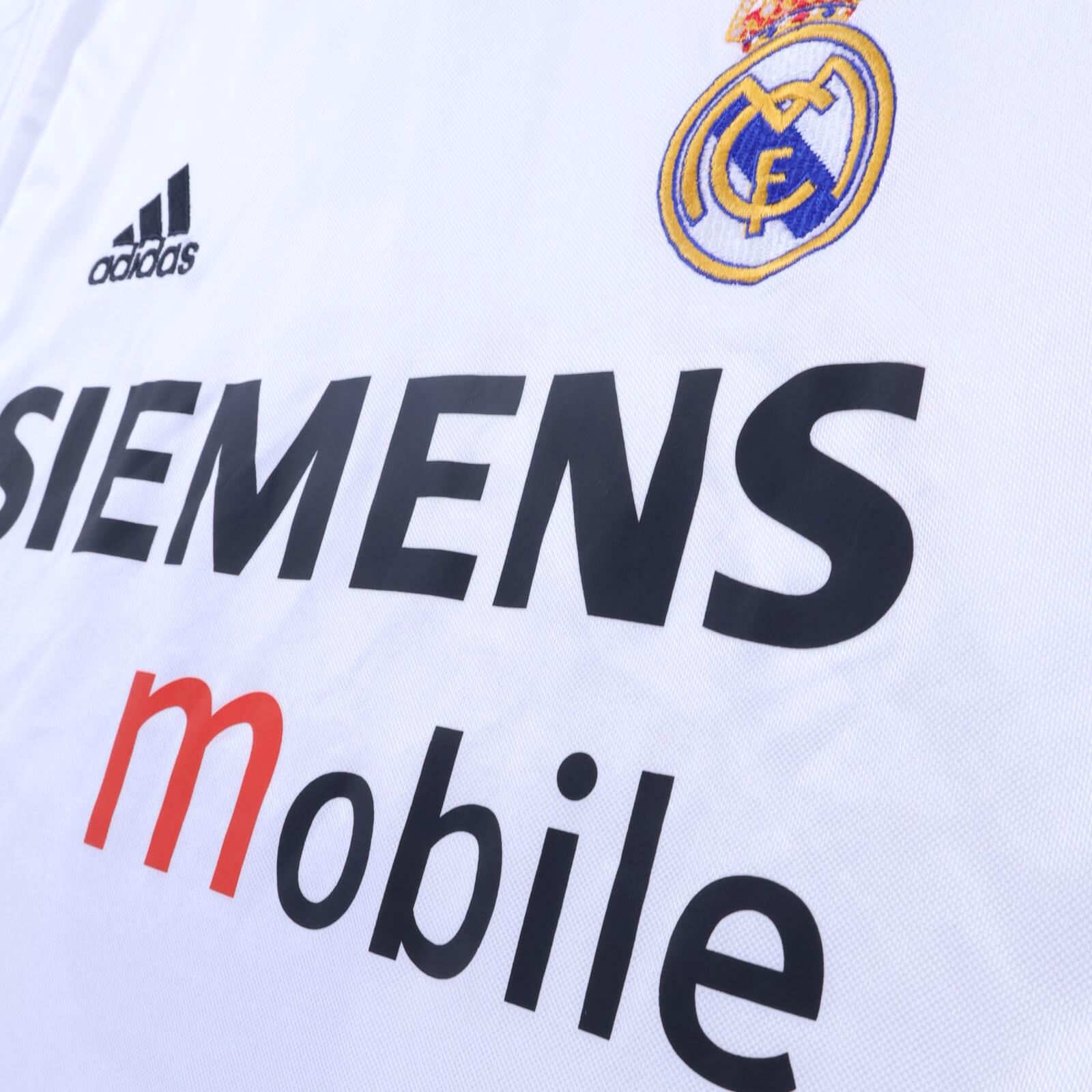 Real Madrid Zidane #5 2004/05 Home Shirt - L