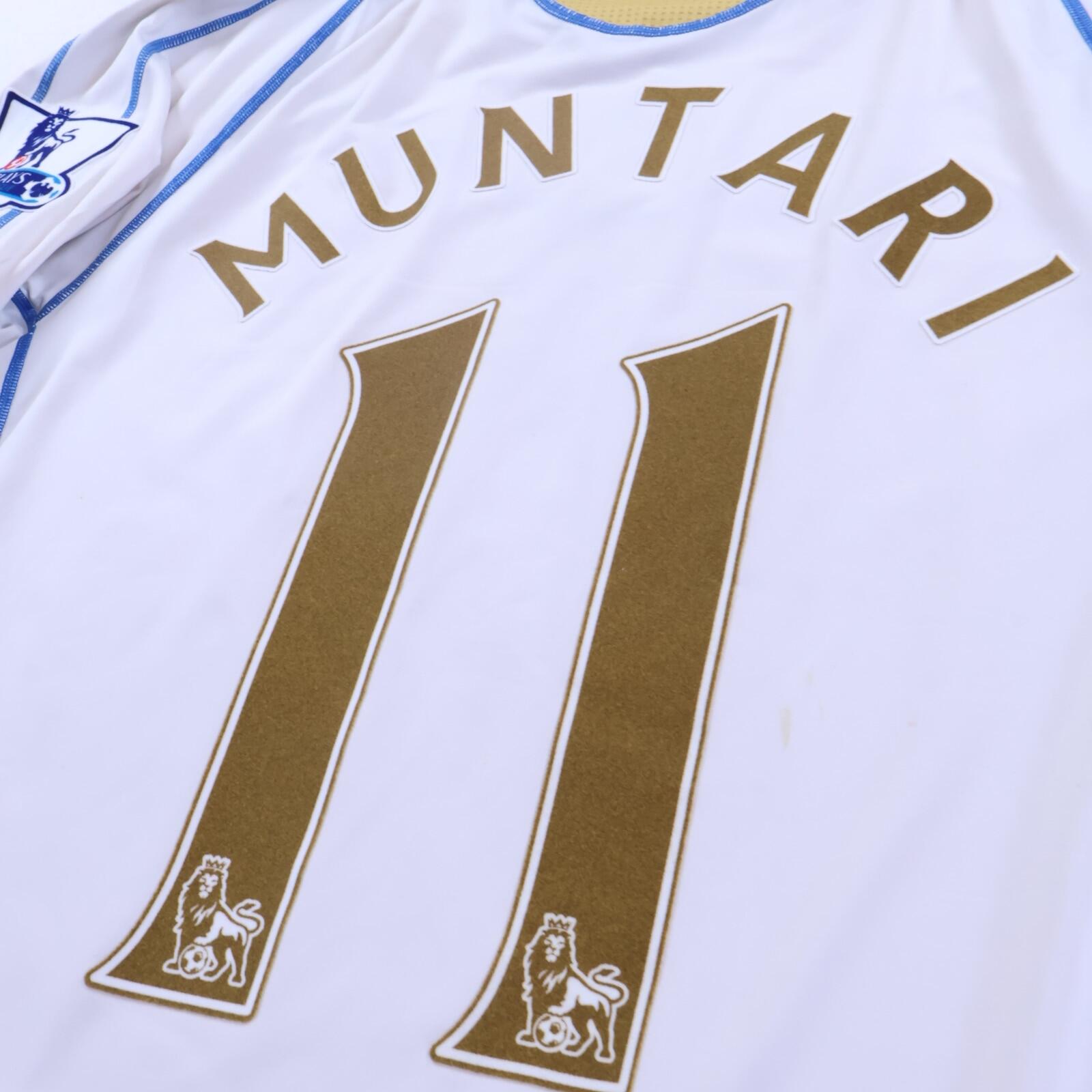 Portsmouth F.C Muntari #11 2007/08 Away Shirt - L