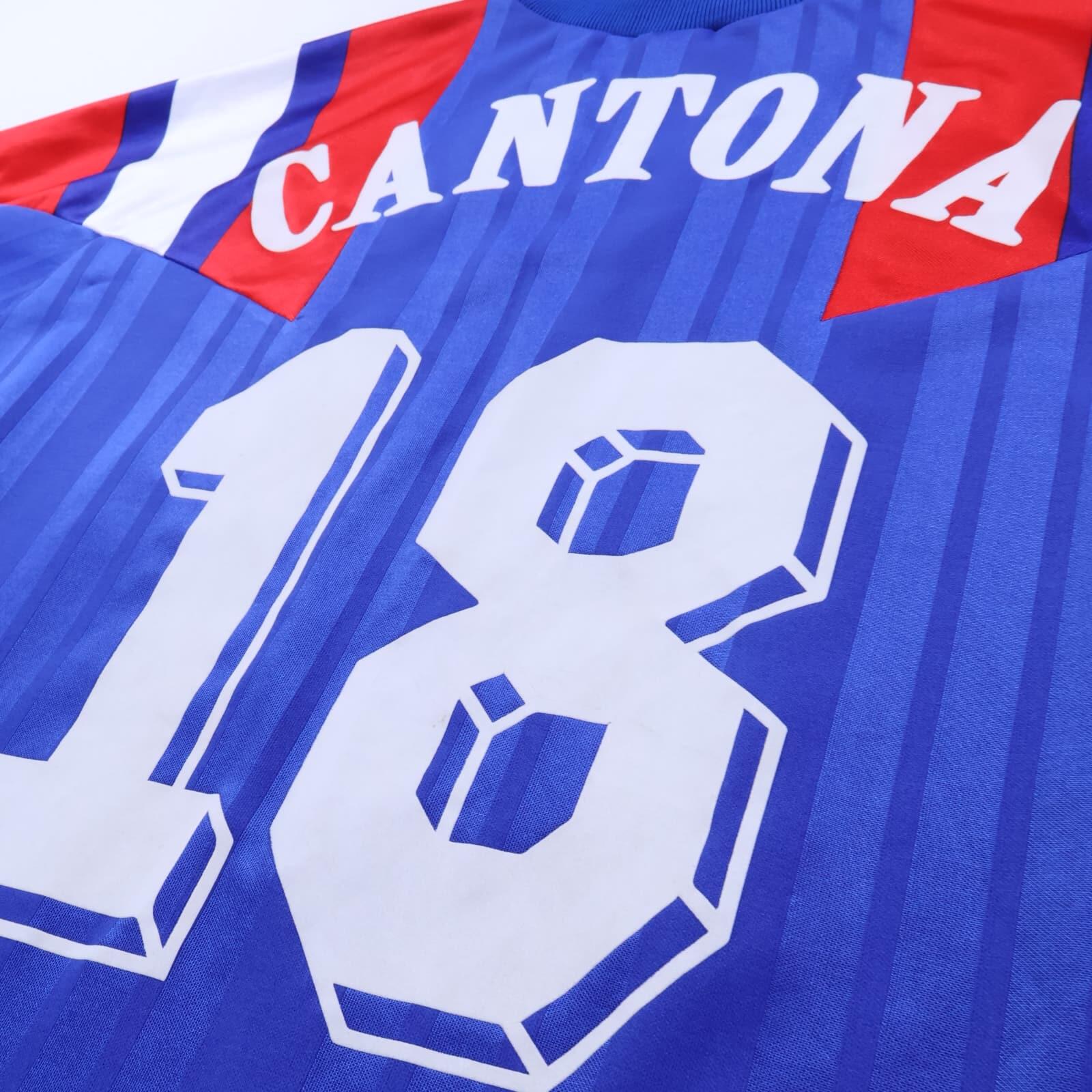 France Cantona #18 1992/93 Home Shirt - L