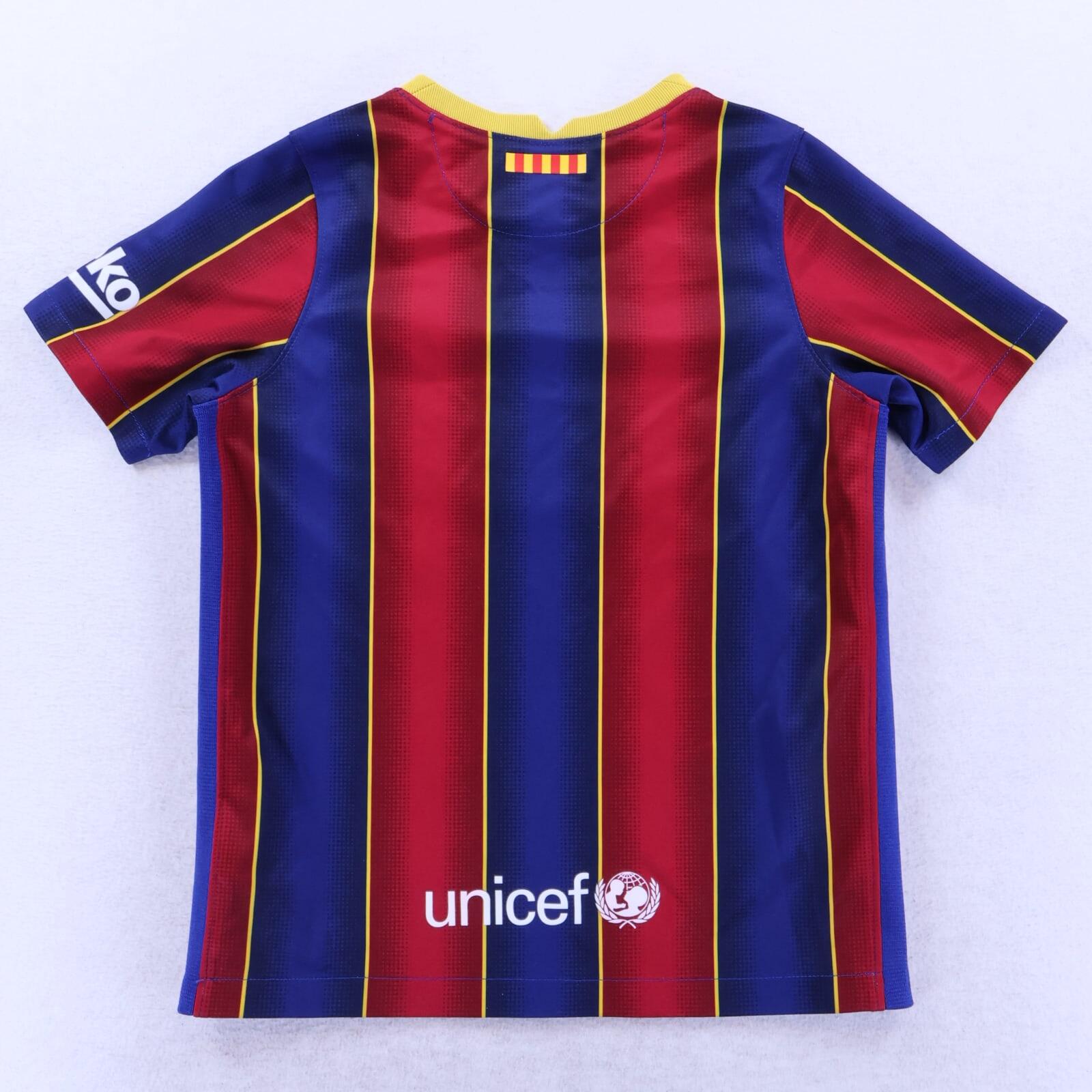 Barcelona 2020/21 Home Shirt - 6-7Y