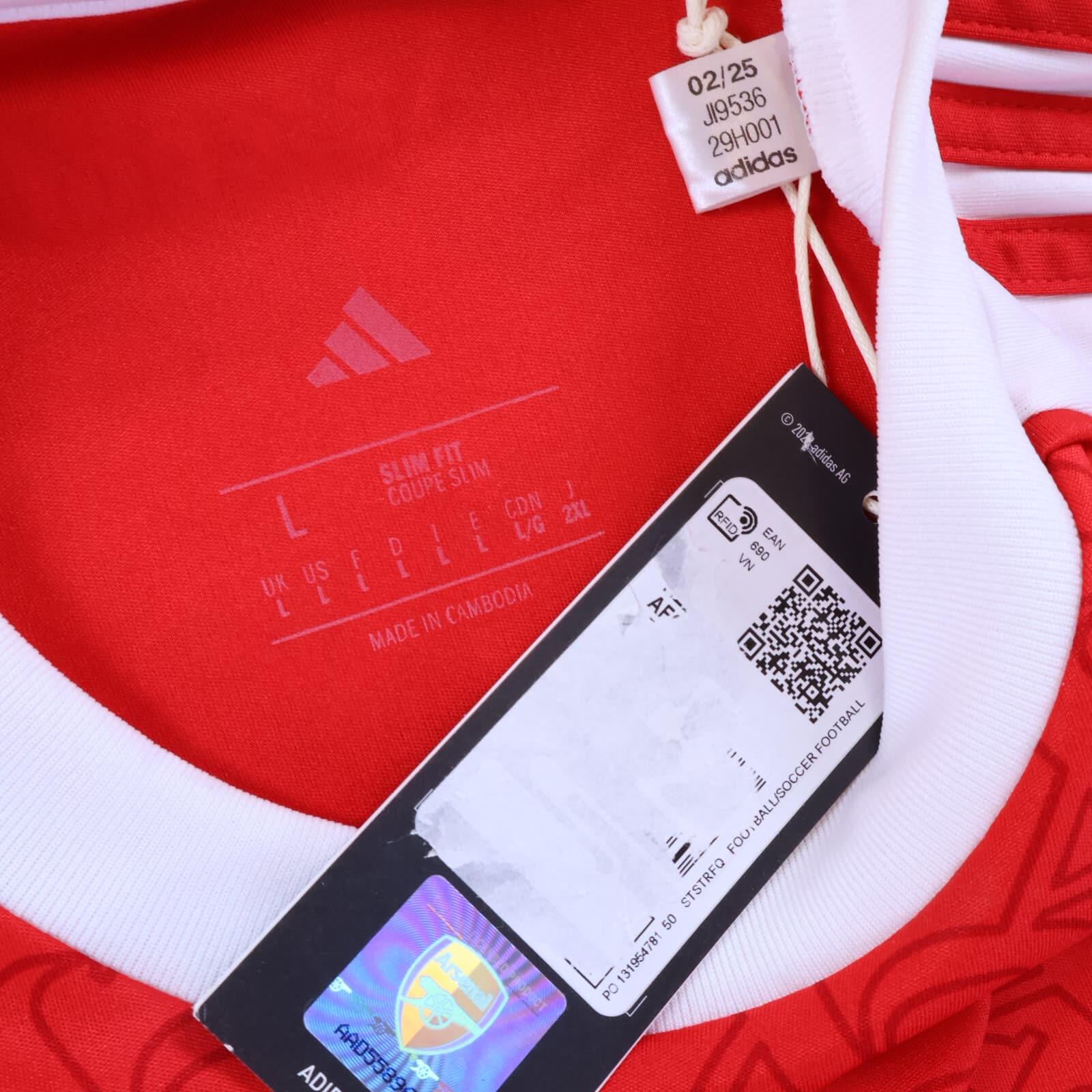 *NWT* Arsenal Champions #26 2025/26 Home Shirt - Long Sleeve - L