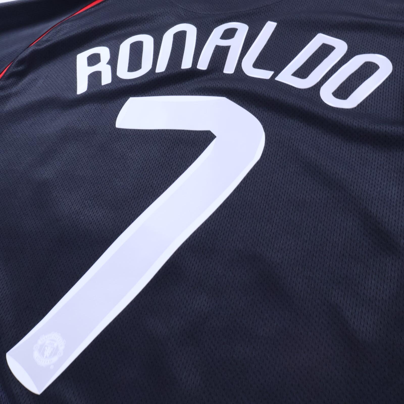 *MINT* Manchester United Ronaldo #7 2007/08 Away Shirt - L