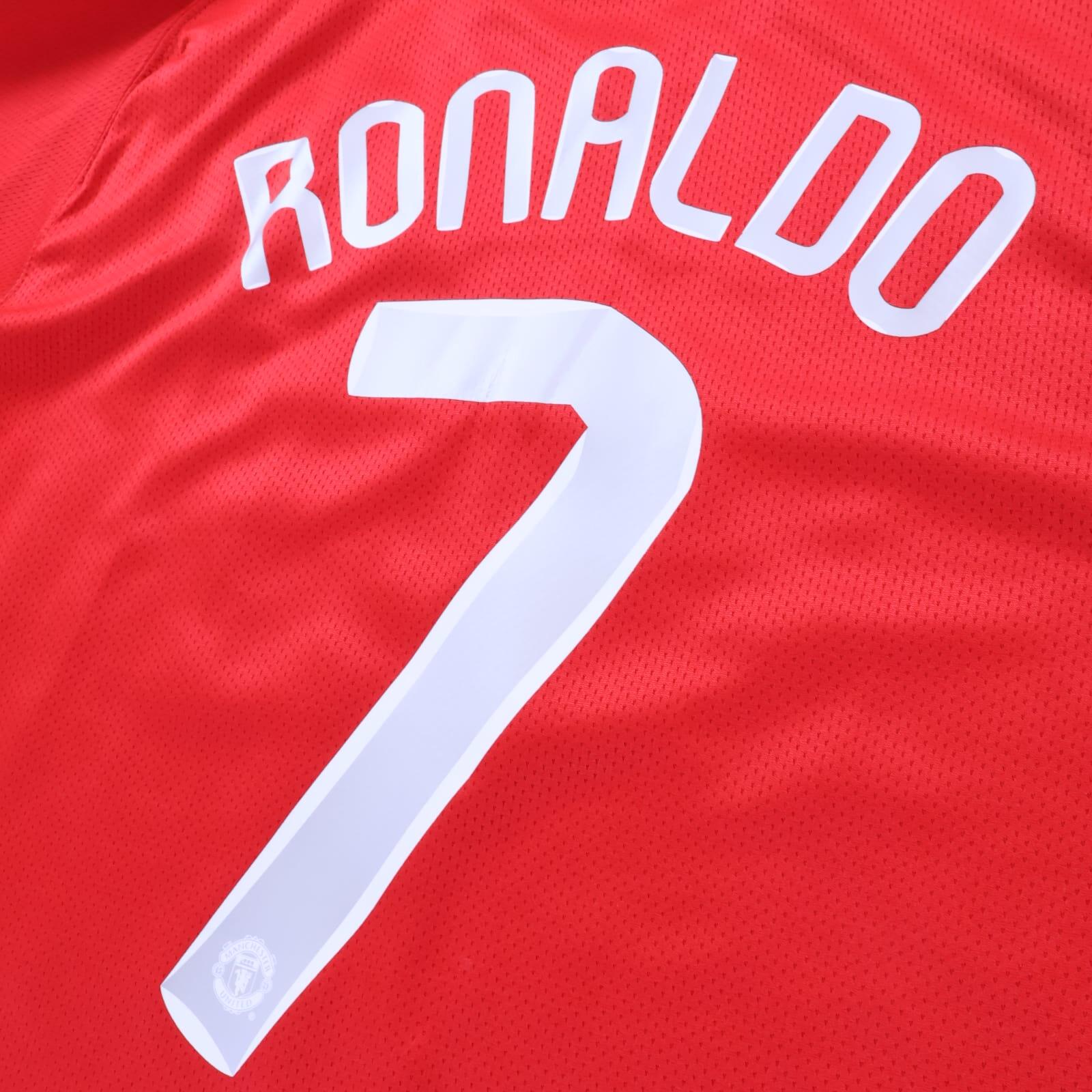 Manchester United Ronaldo #7 2007/09 Home Shirt - XL