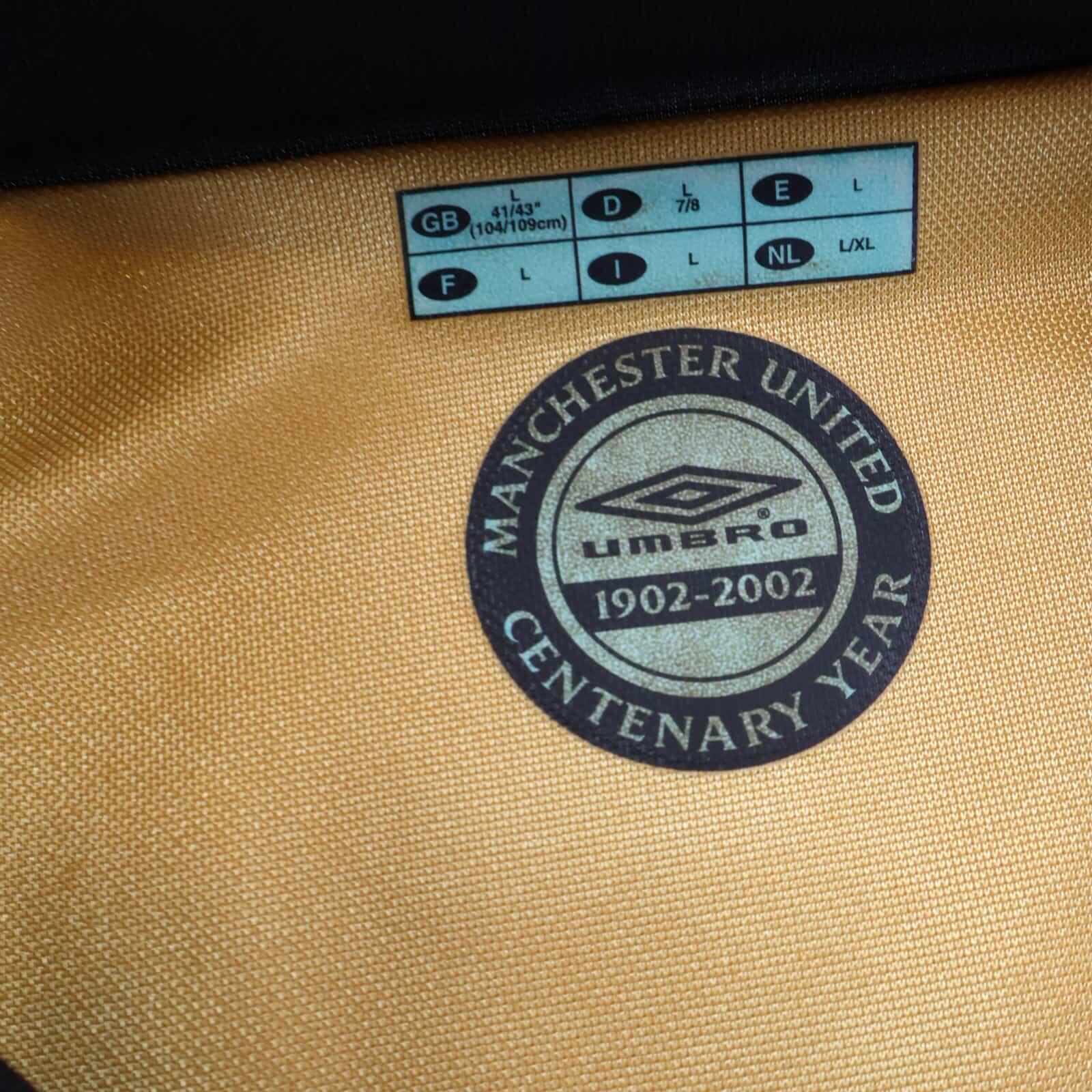 Manchester United Keane #16 2001/02 Centenary Away Shirt - L