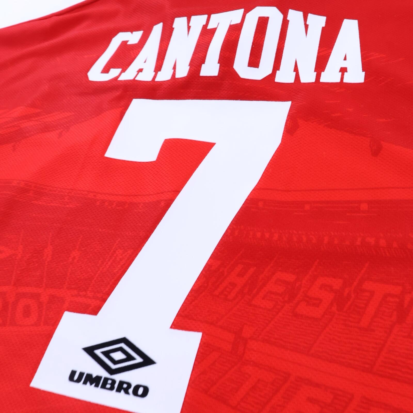 Manchester United Cantona #7 1994/96 Home Shirt - M