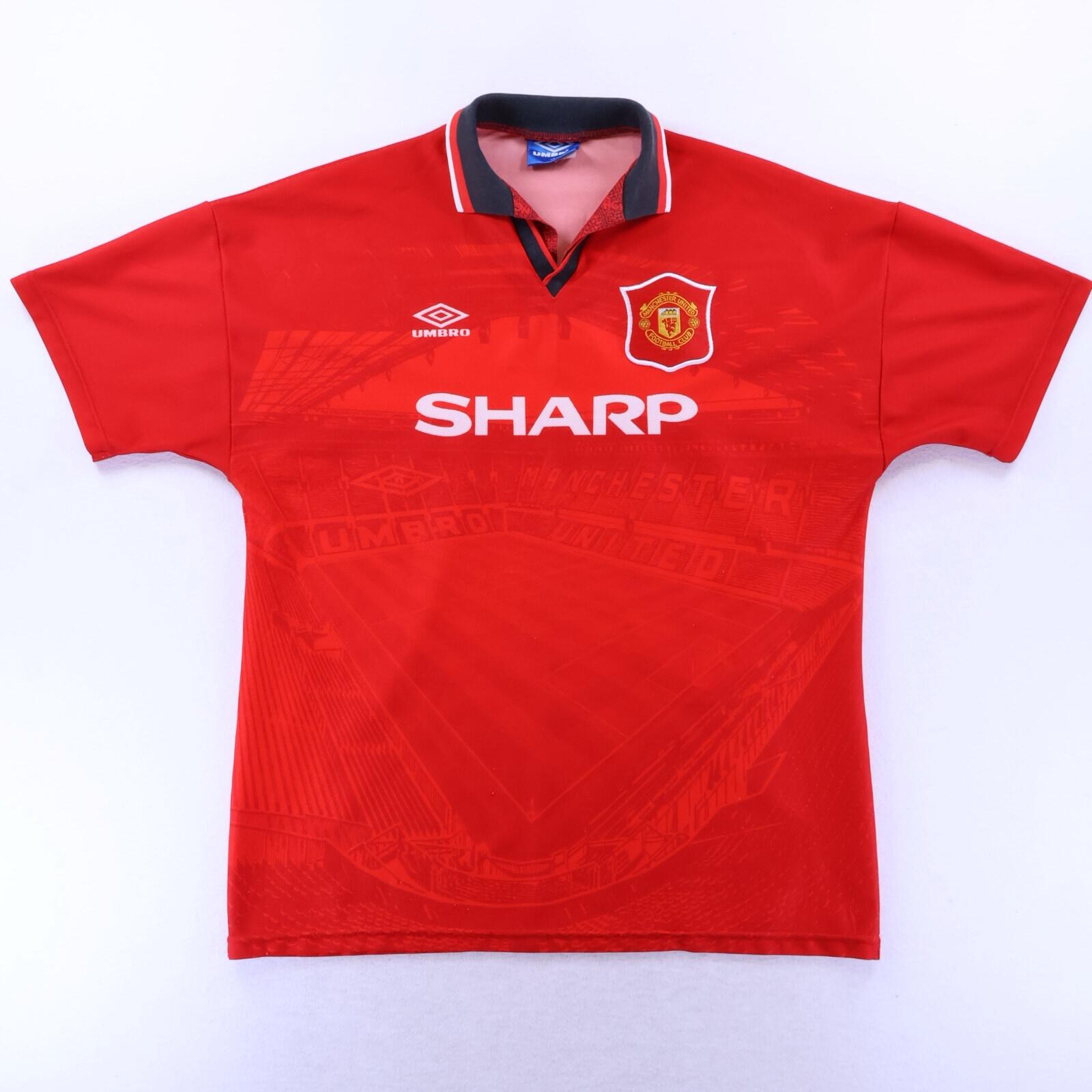 Manchester United Cantona #7 1994/96 Home Shirt - XL
