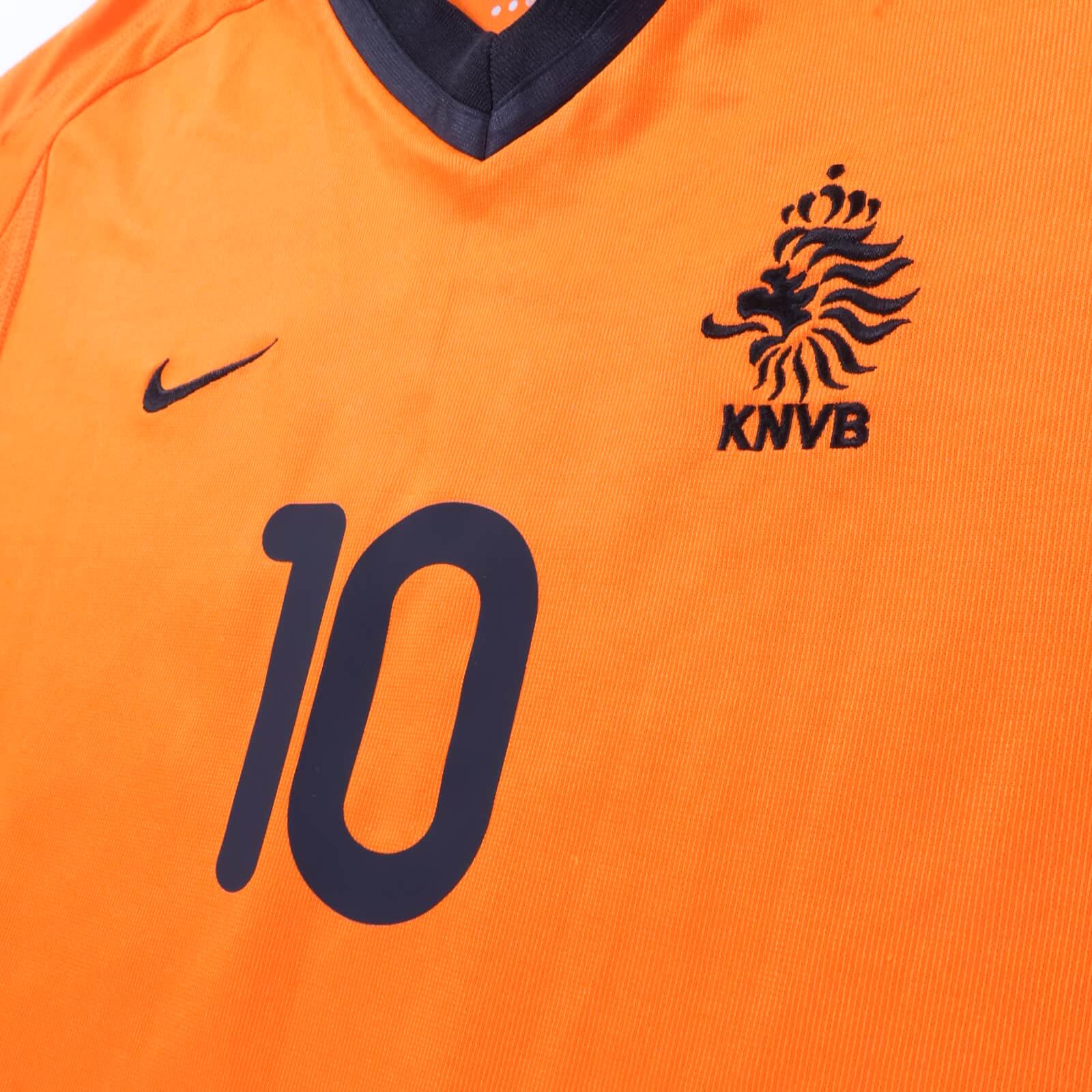Netherlands Bergkamp #10 2000/02 Home Shirt - L