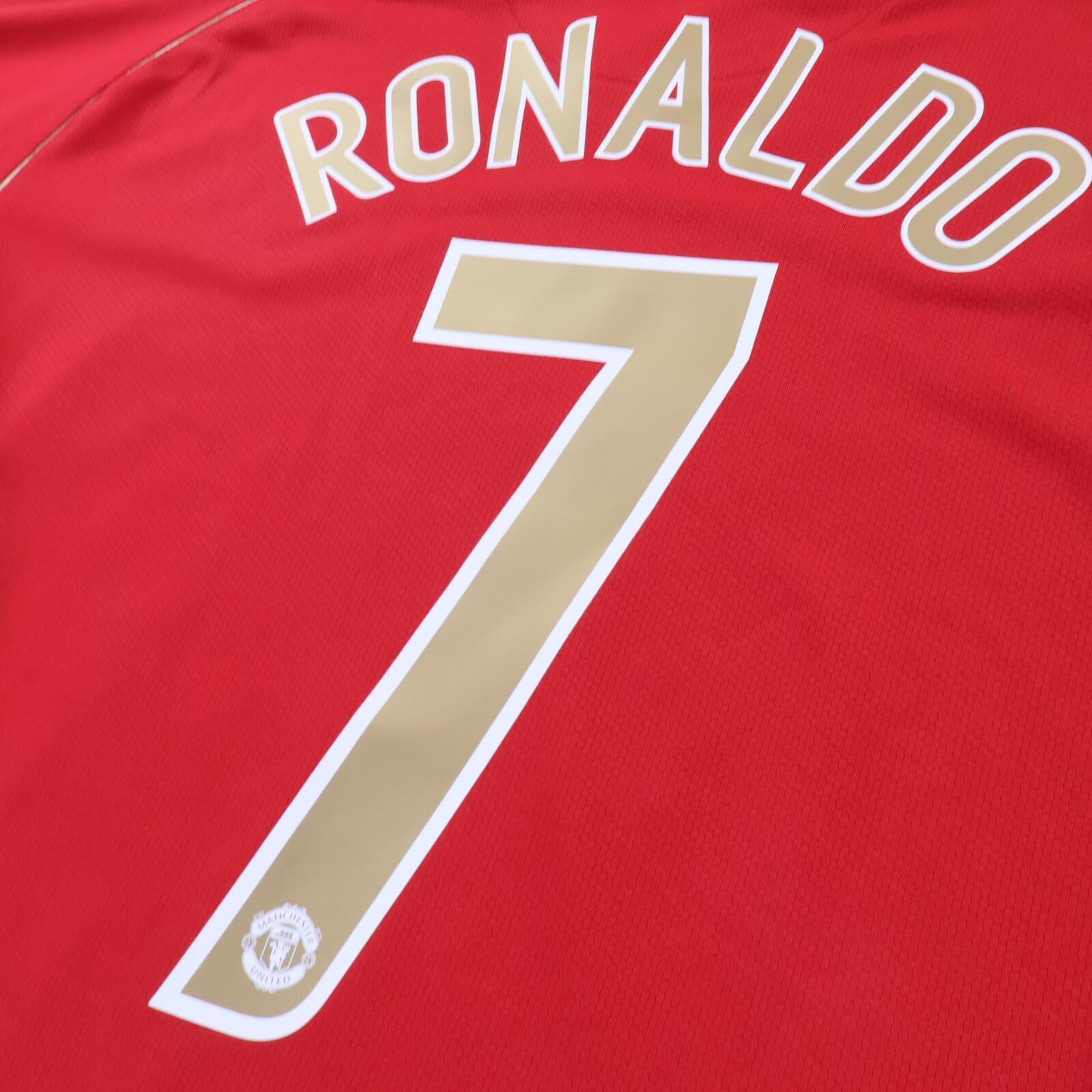 Manchester United Ronaldo #7 2006/07 Home Shirt - L