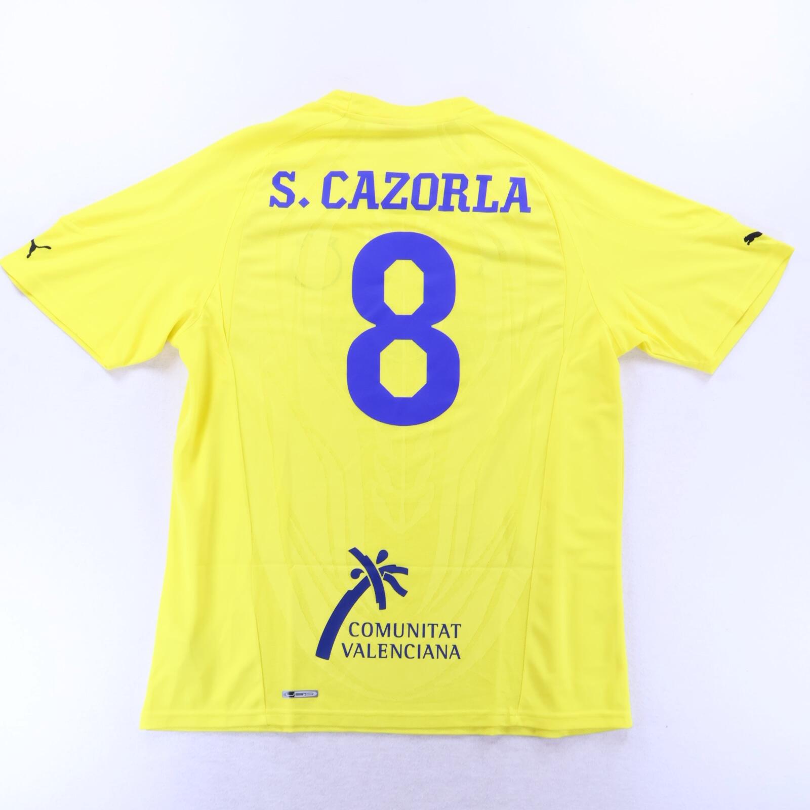 *NWT* Villarreal Cf S. Cazorla #8 2010/11 Home Shirt - XL