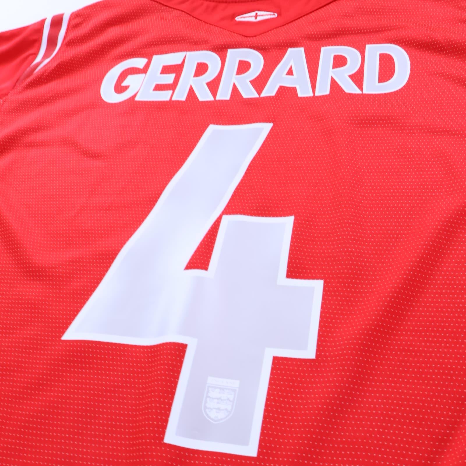 England Gerrard #4 2004/06 Away Shirt - M