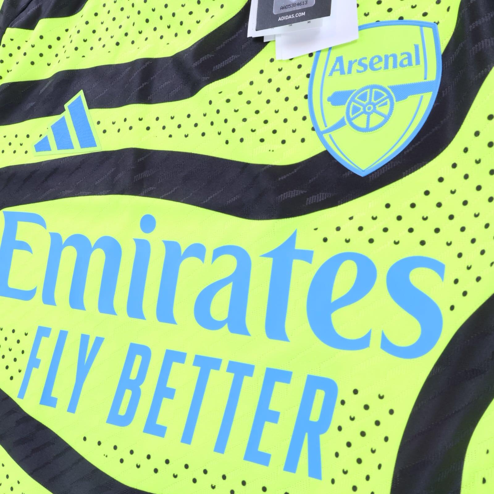 *NWT* Arsenal Gabriel #6 2023/24 Away Shirt - Player Issue - S