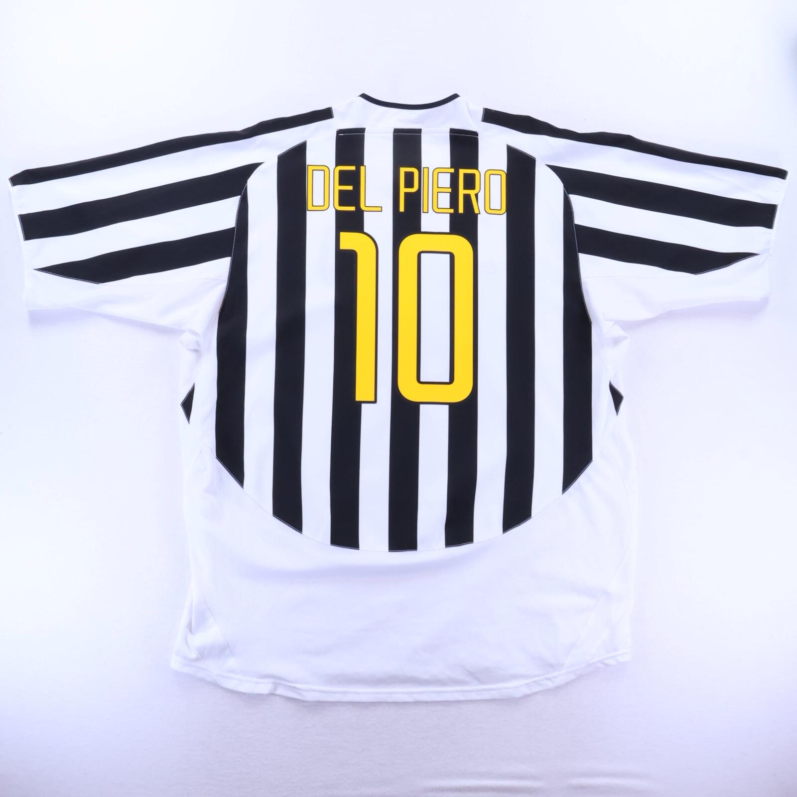*MINT* Juventus Del Piero #10 2003/04 Home Shirt - 2XL